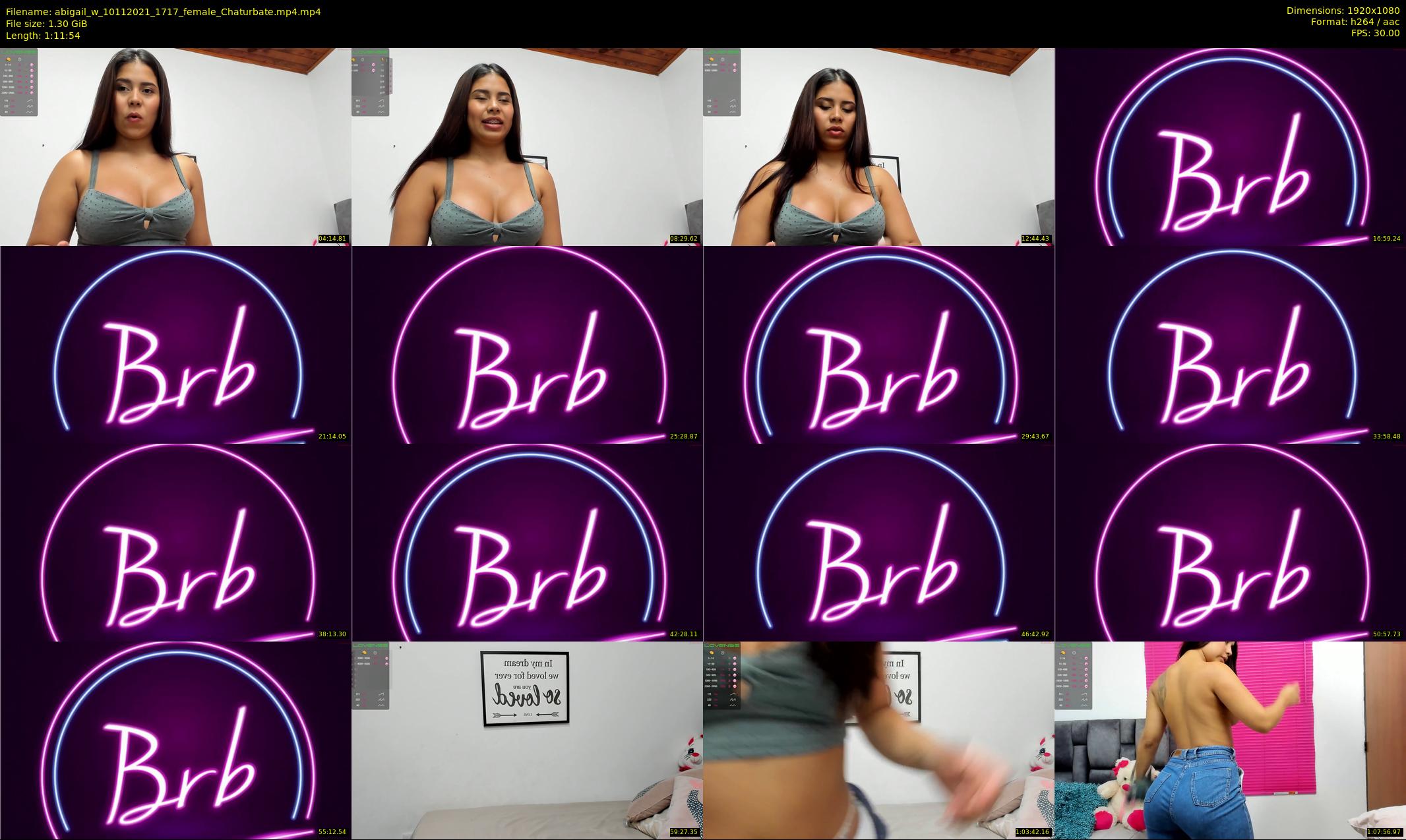 abigail_w — 72 minute Chaturbate female cam show recording, 1080p, Nov 10, 2021