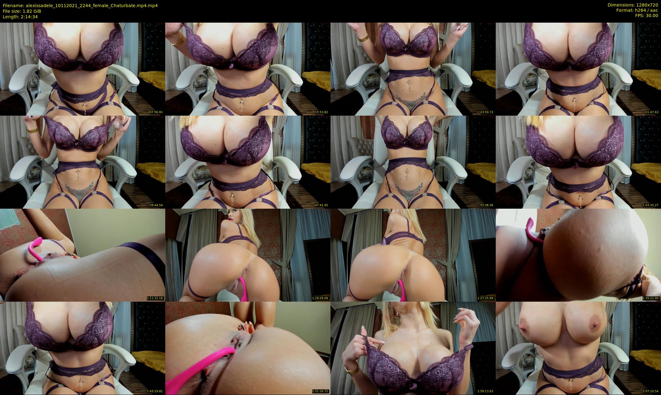alexissadele — 135 minute Chaturbate female cam show recording, 720p, Nov 10, 2021