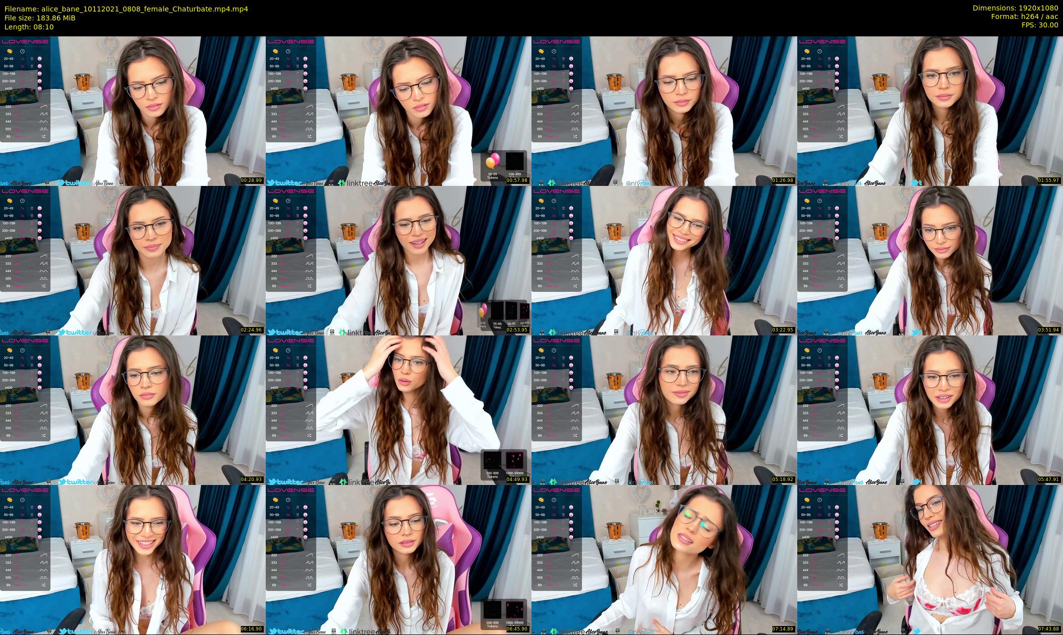 alice_bane — 9 minute Chaturbate female cam show recording, 1080p, Nov 10, 2021