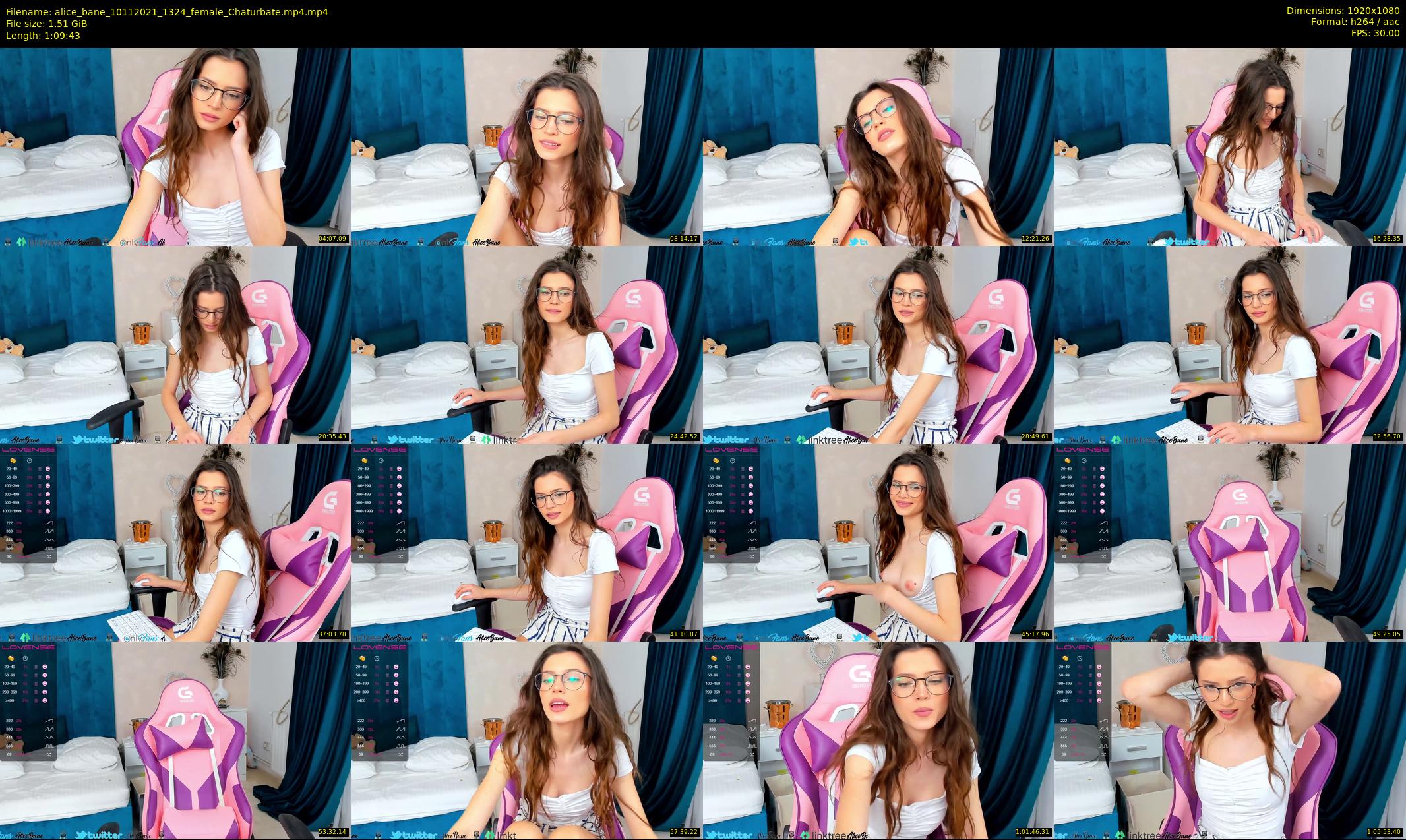 alice_bane — 70 minute Chaturbate female cam show recording, 1080p, Nov 10, 2021