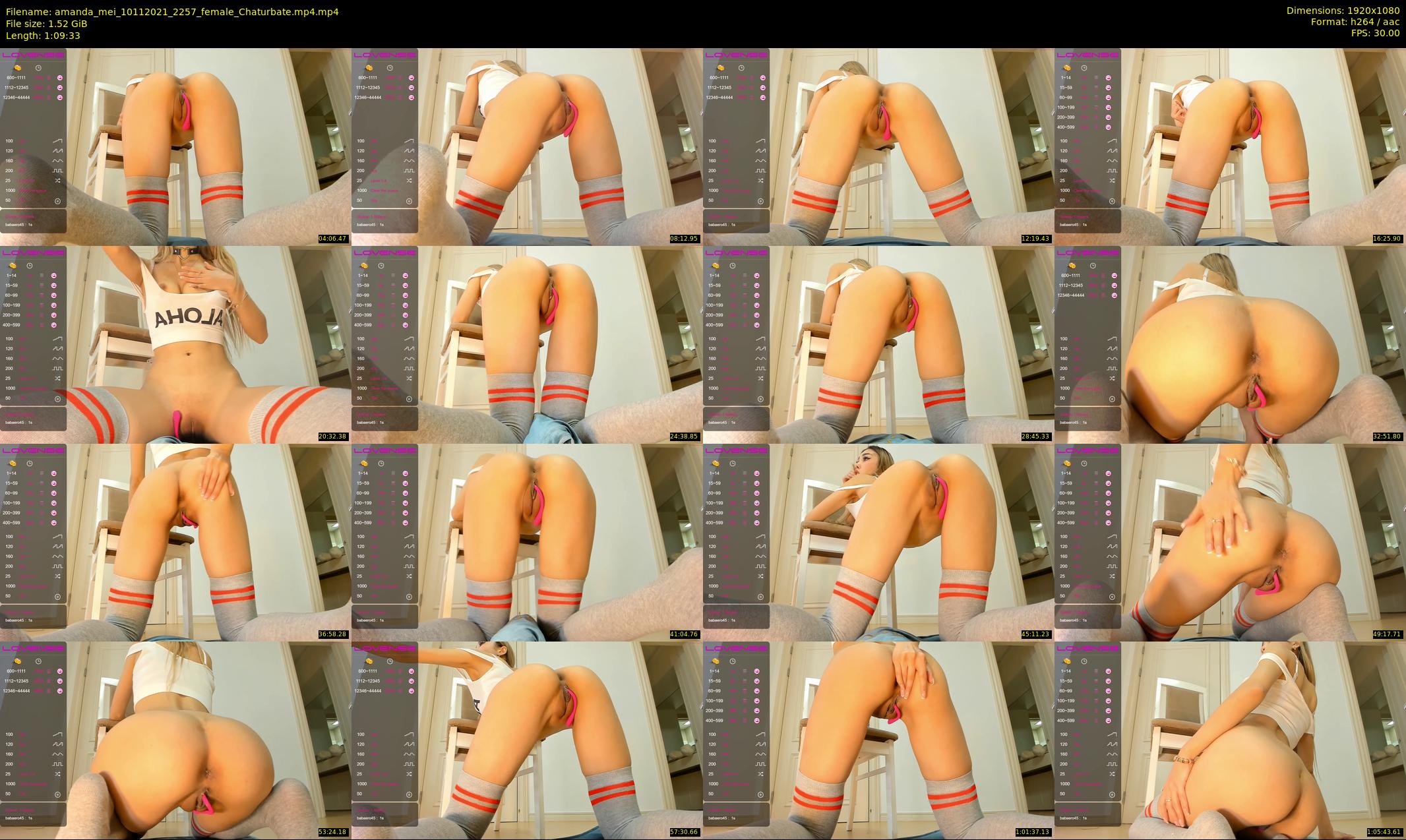 amanda_mei — 70 minute Chaturbate female cam show recording, 1080p, Nov 10, 2021