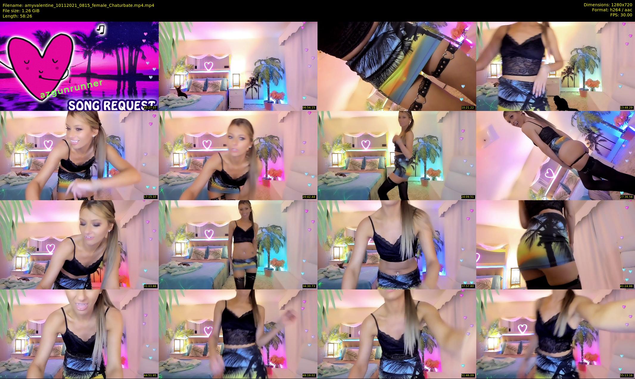amyvalentine — 59 minute Chaturbate female cam show recording, 720p, Nov 10, 2021