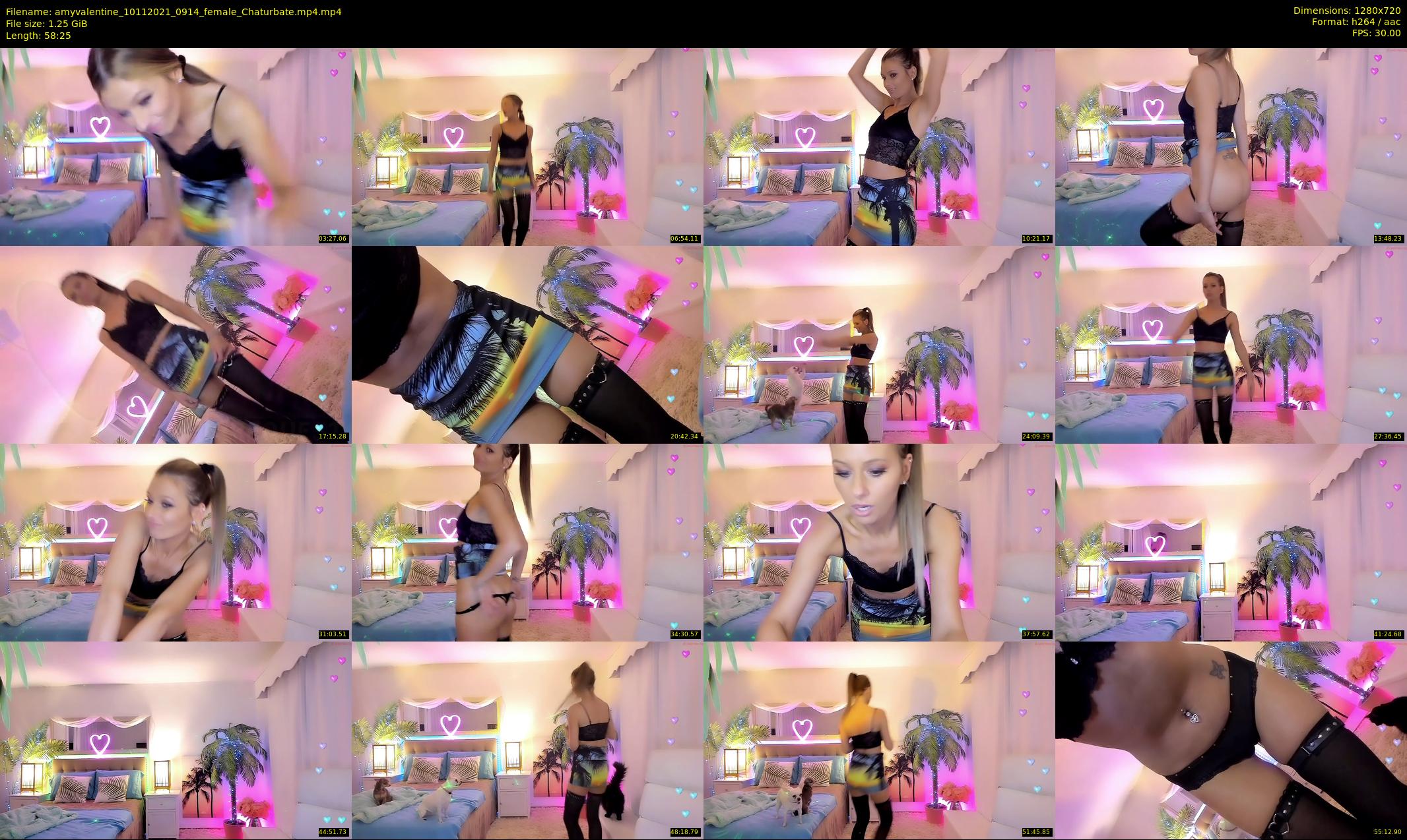 amyvalentine — 59 minute Chaturbate female cam show recording, 720p, Nov 10, 2021