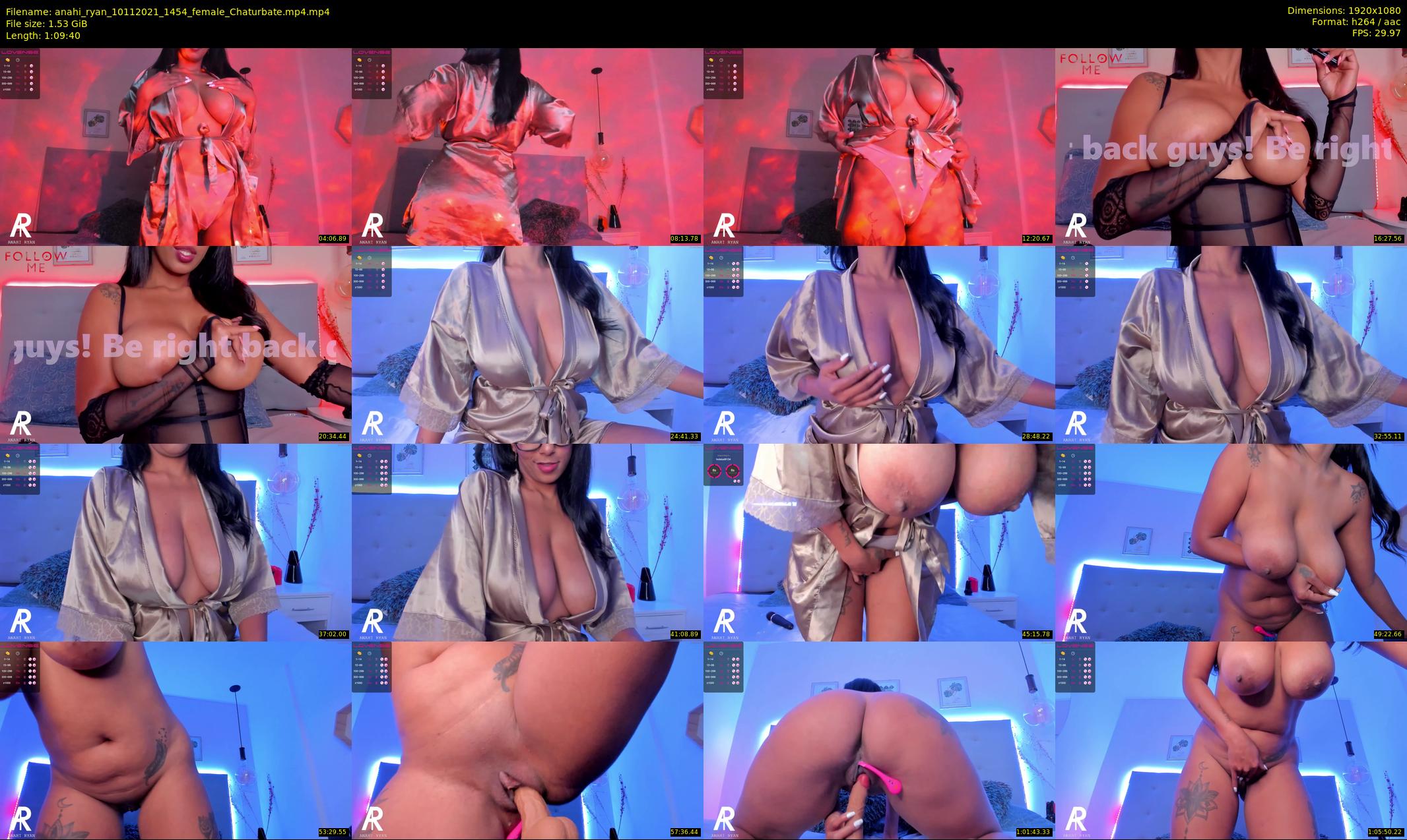 anahi_ryan — 70 minute Chaturbate female cam show recording, 1080p, Nov 10, 2021