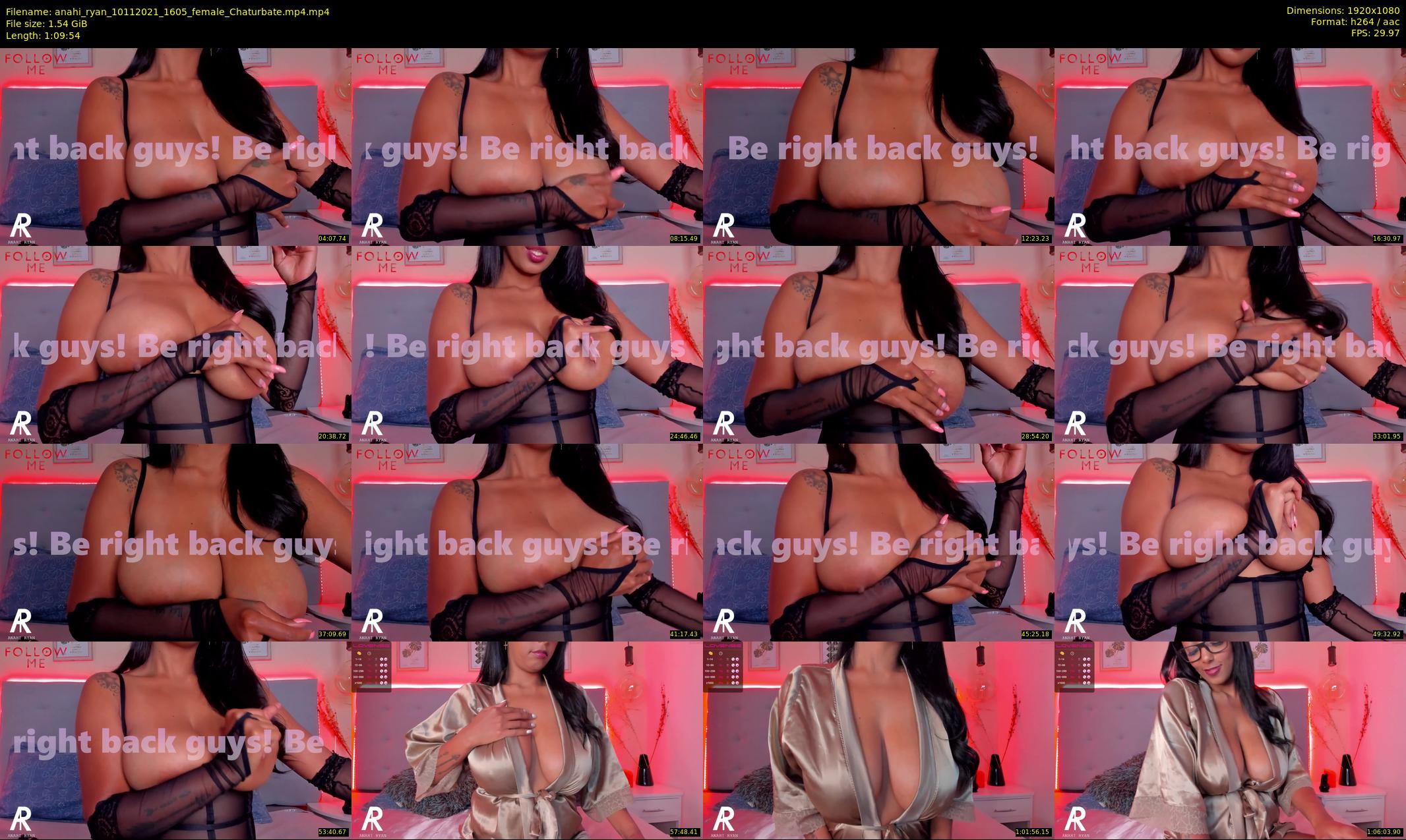 anahi_ryan — 70 minute Chaturbate female cam show recording, 1080p, Nov 10, 2021