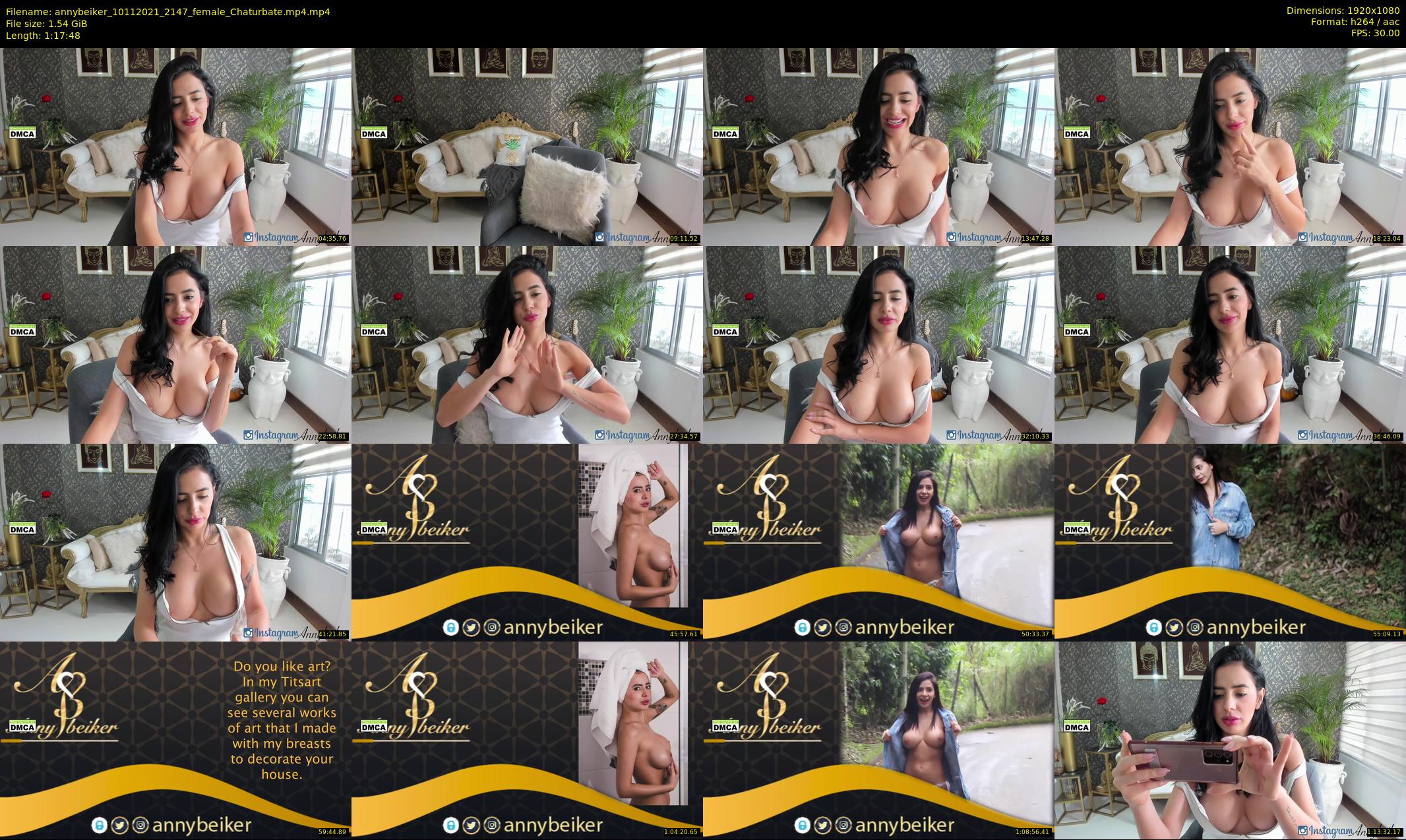 annybeiker — 78 minute Chaturbate female cam show recording, 1080p, Nov 10, 2021