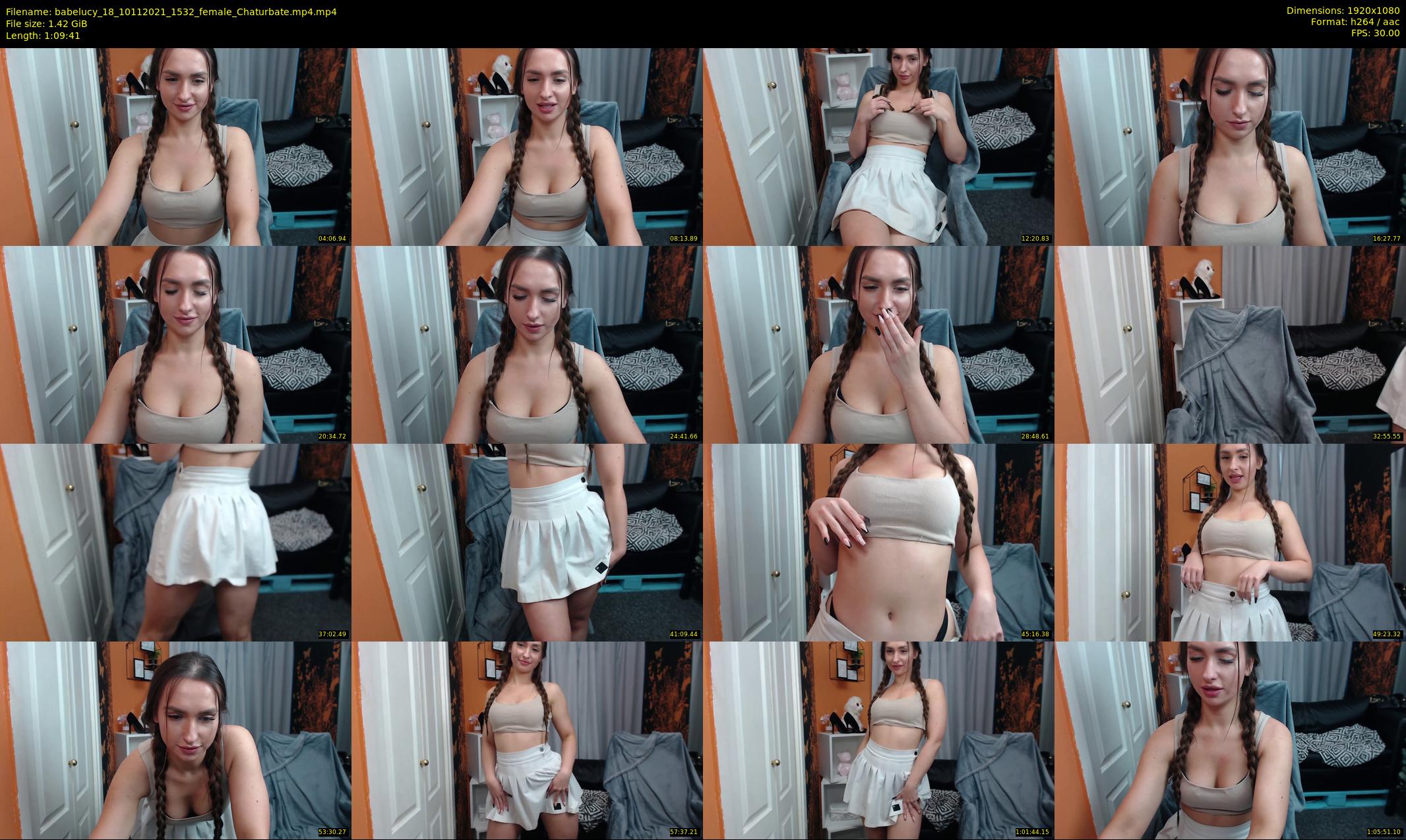 babelucy_18 — 70 minute Chaturbate female cam show recording, 1080p, Nov 10, 2021