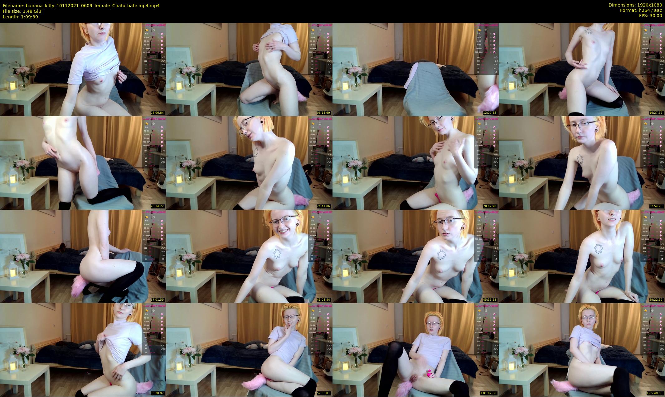 banana_kitty — 70 minute Chaturbate female cam show recording, 1080p, Nov 10, 2021