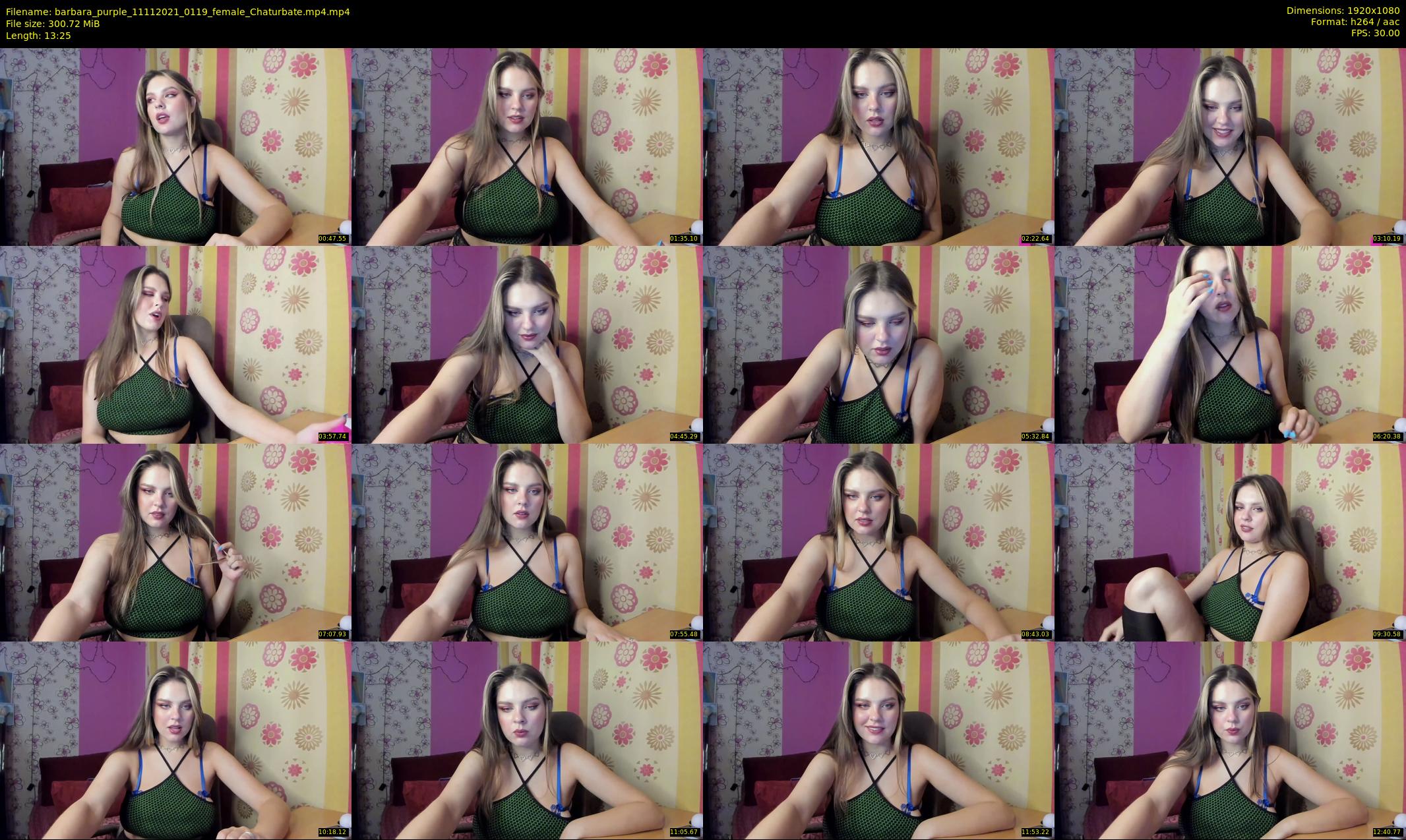 barbara_purple — 14 minute Chaturbate female cam show recording, 1080p, Nov 11, 2021
