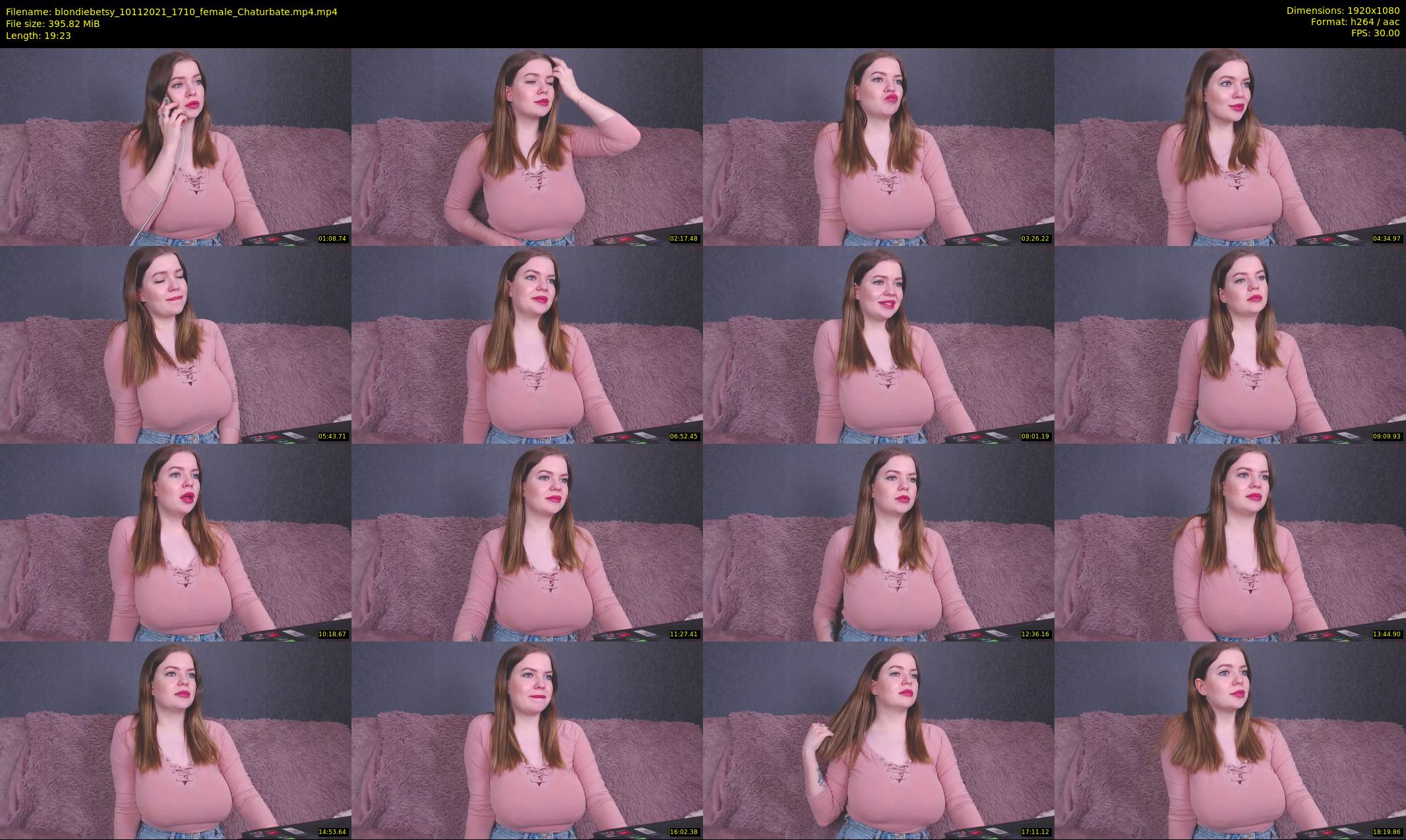 blondiebetsy — 20 minute Chaturbate female cam show recording, 1080p, Nov 10, 2021