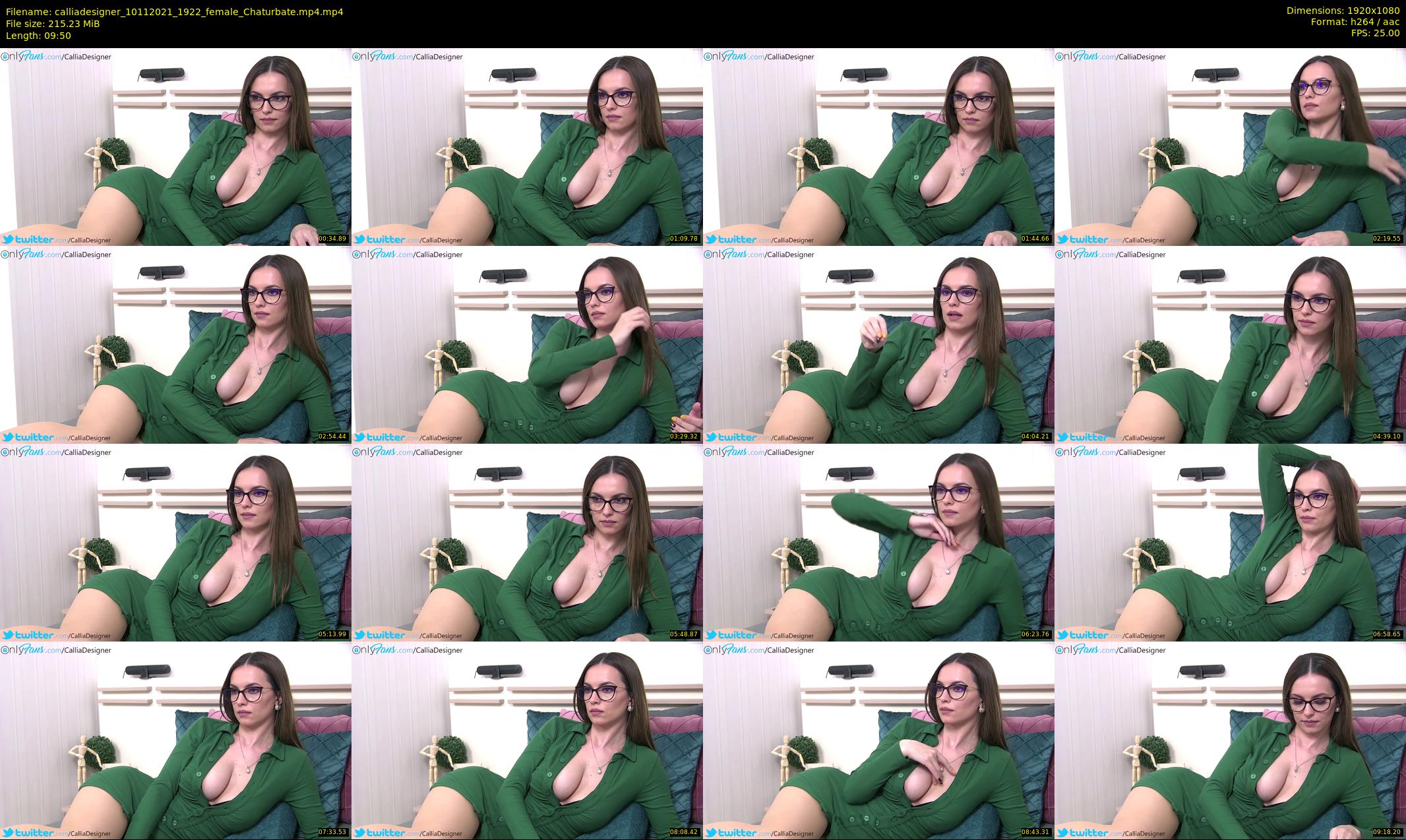 calliadesigner — 10 minute Chaturbate female cam show recording, 1080p, Nov 10, 2021