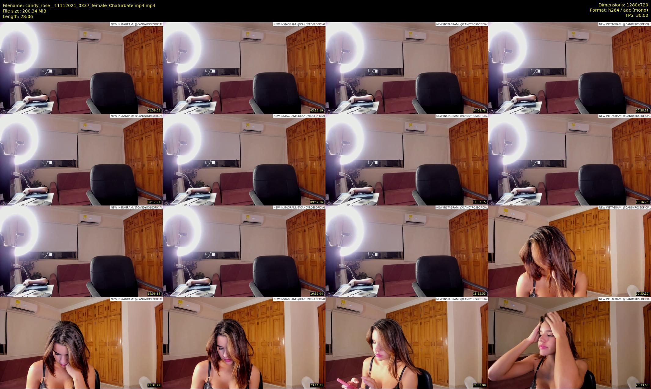 candy_rose_ — 29 minute Chaturbate female cam show recording, 720p, Nov 11, 2021