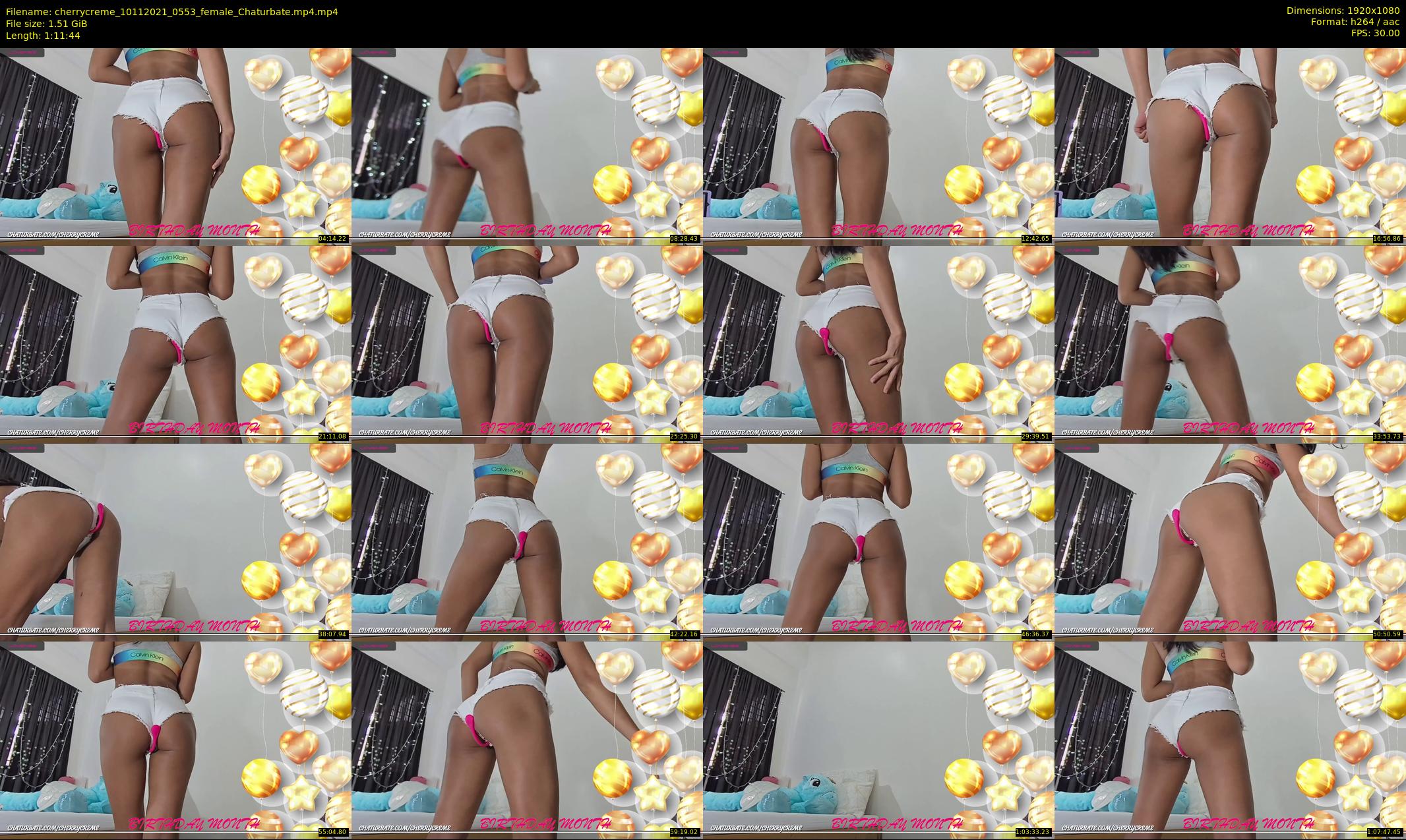cherrycreme — 72 minute Chaturbate female cam show recording, 1080p, Nov 10, 2021