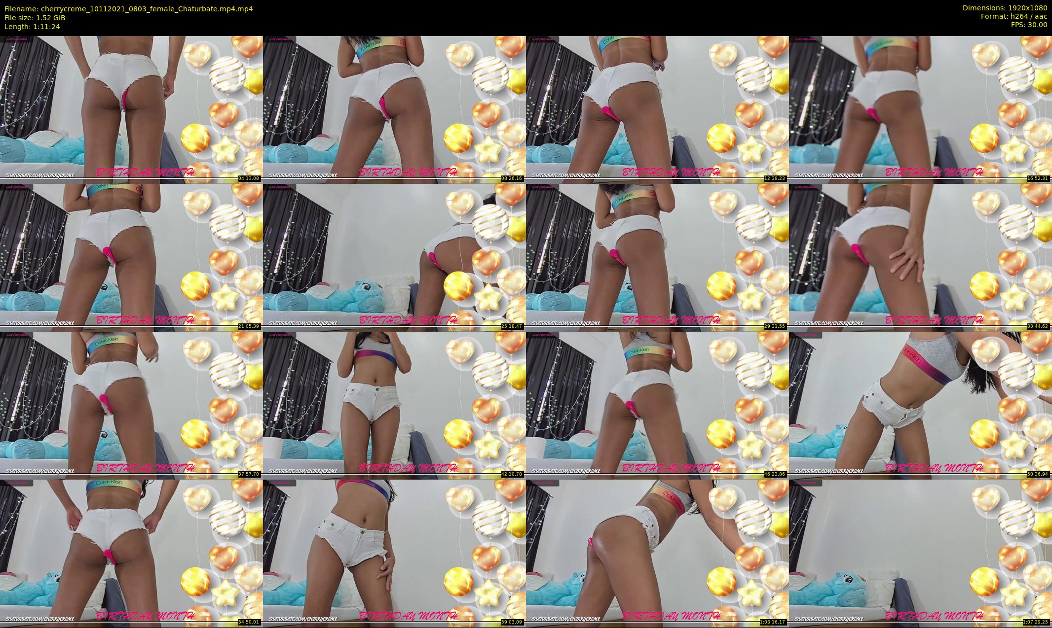 cherrycreme — 72 minute Chaturbate female cam show recording, 1080p, Nov 10, 2021
