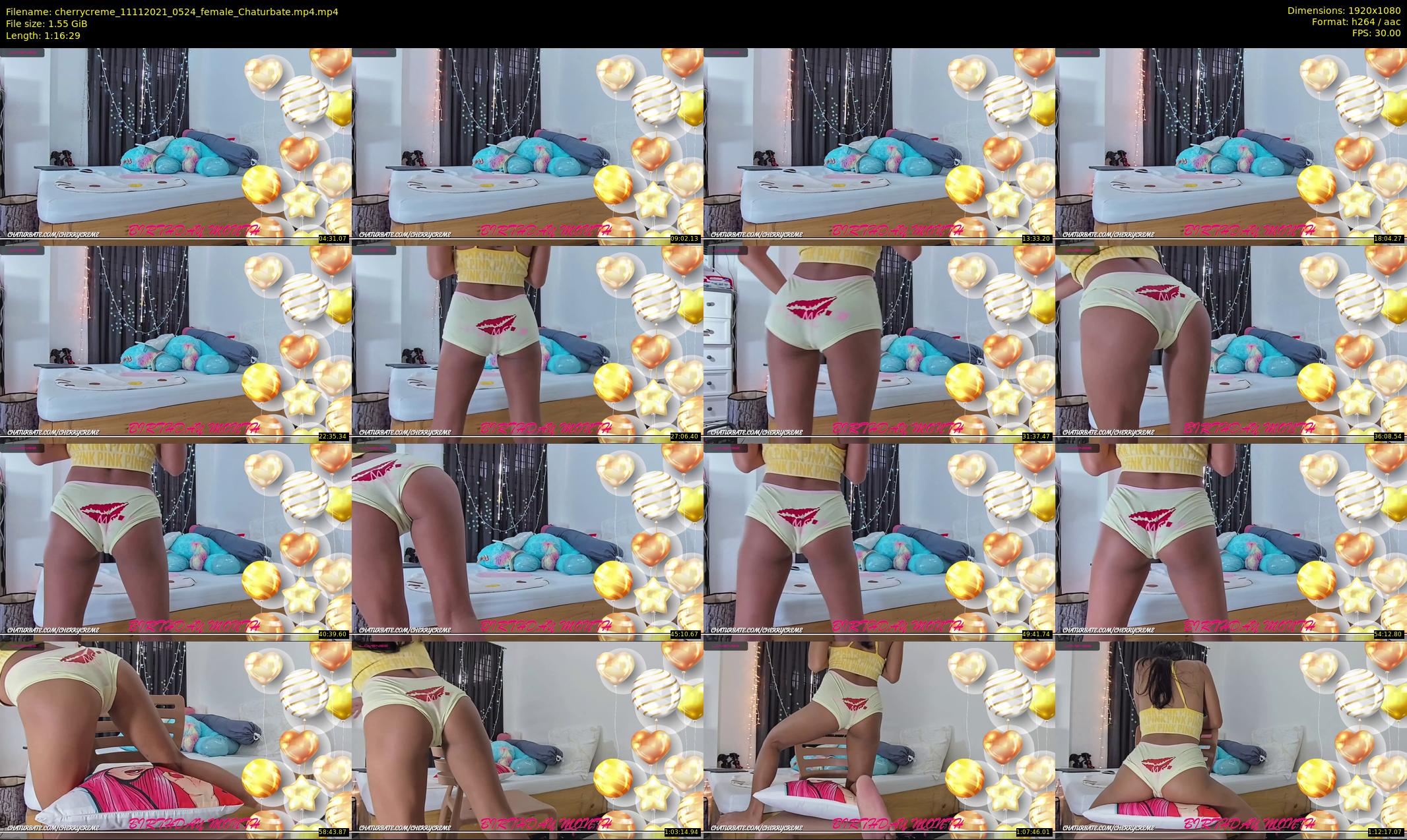 cherrycreme — 77 minute Chaturbate female cam show recording, 1080p, Nov 11, 2021