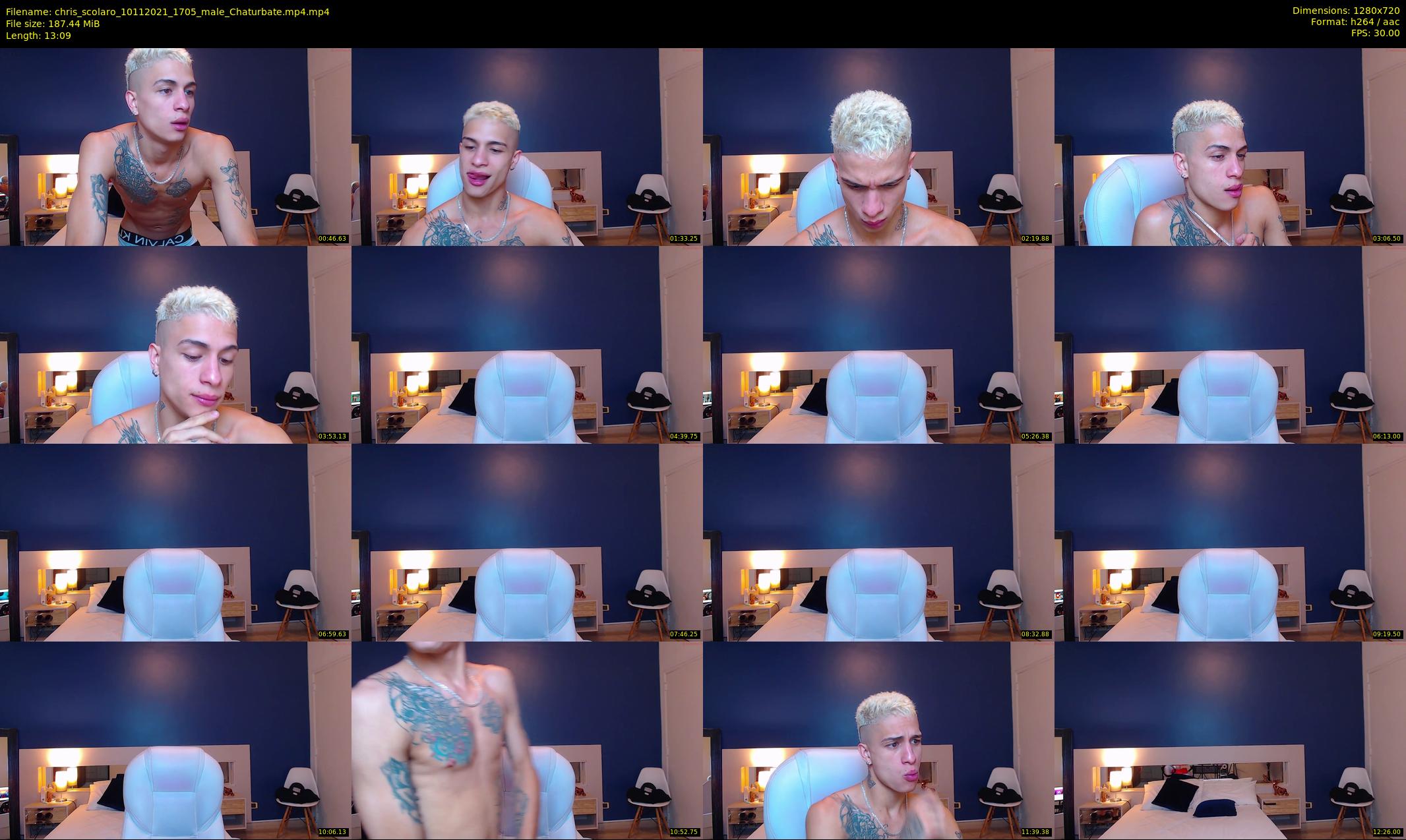 chris_scolaro — 14 minute Chaturbate male cam show recording, 720p, Nov 10, 2021