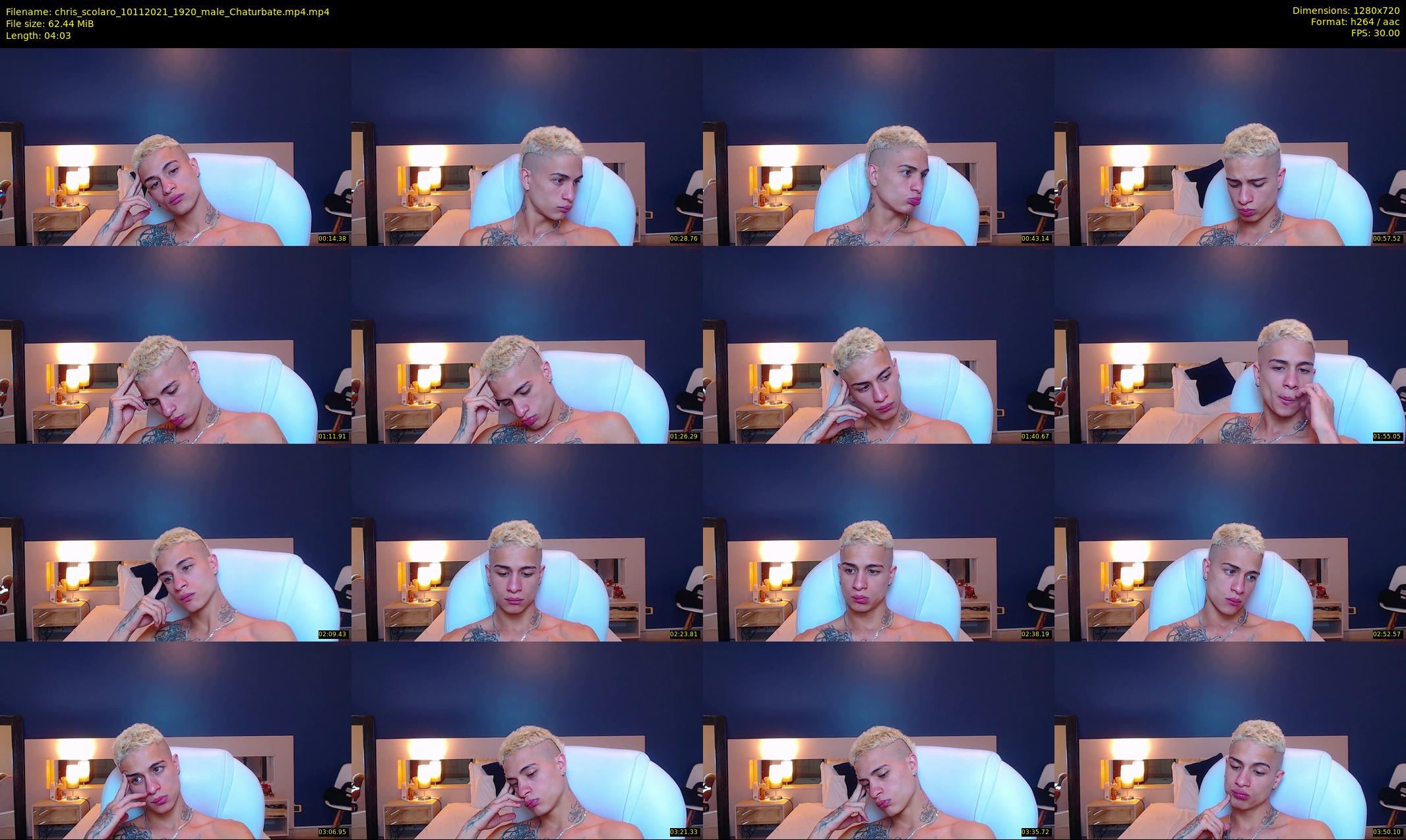chris_scolaro — 5 minute Chaturbate male cam show recording, 720p, Nov 10, 2021