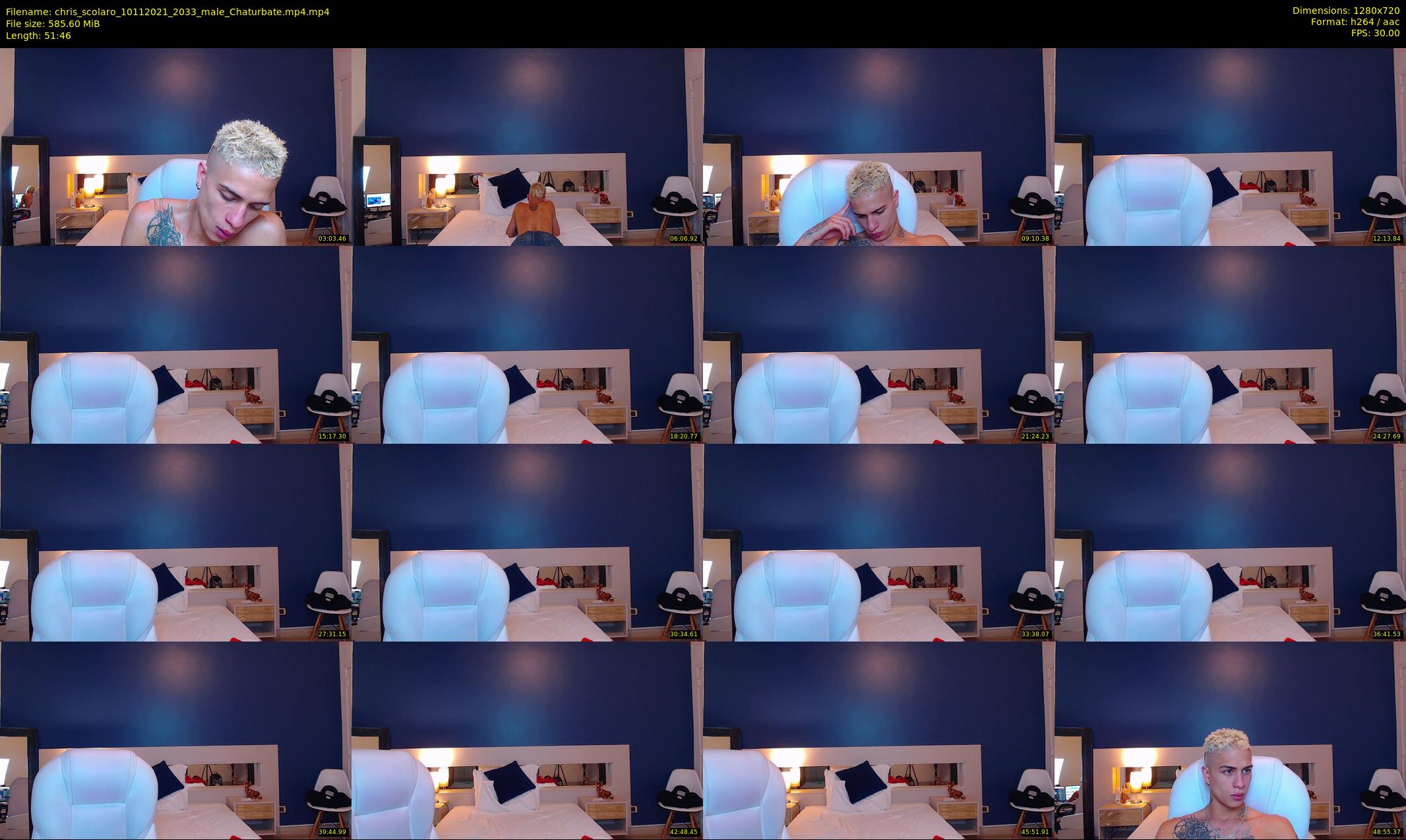 chris_scolaro — 52 minute Chaturbate male cam show recording, 720p, Nov 10, 2021