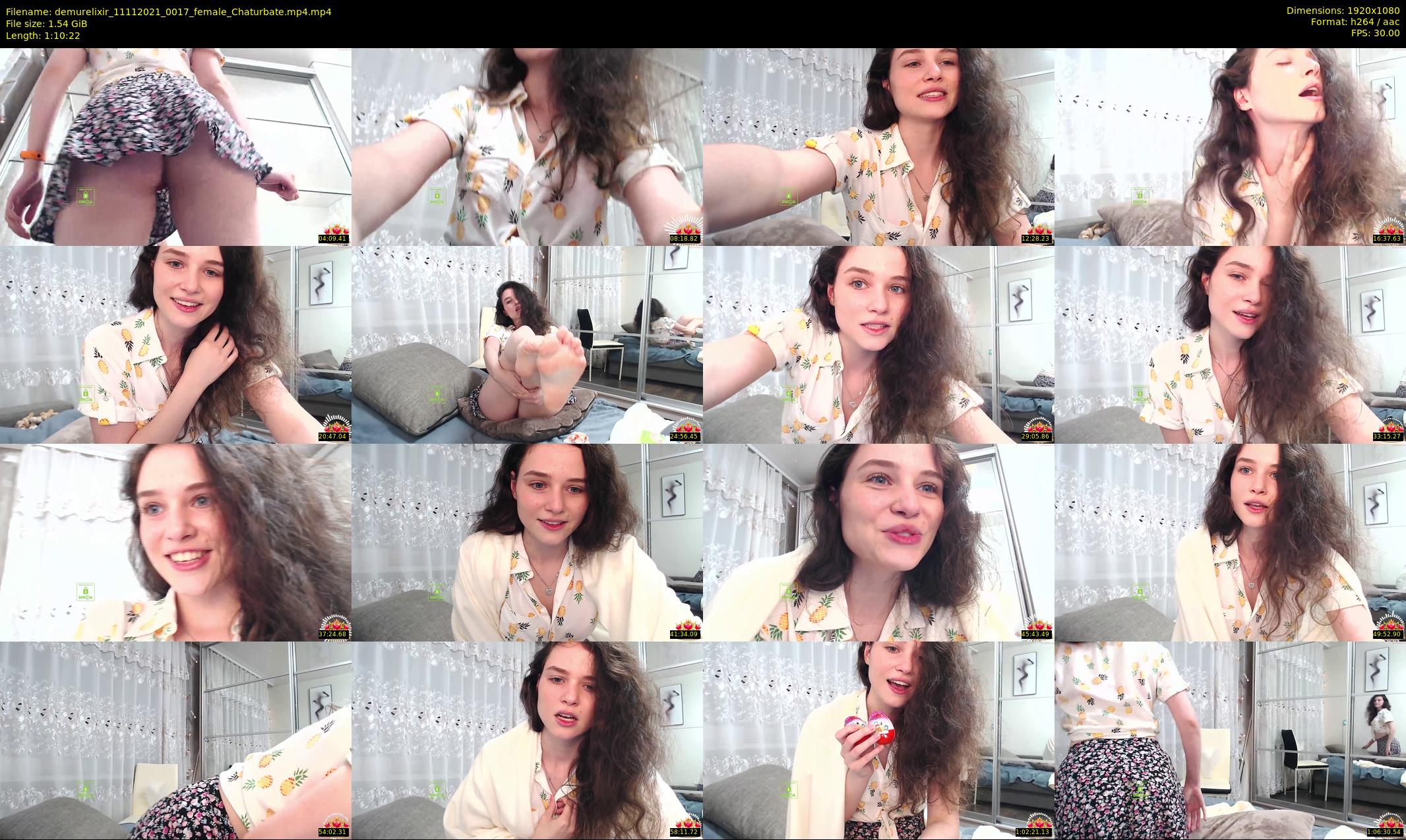 demurelixir — 71 minute Chaturbate female cam show recording, 1080p, Nov 11, 2021