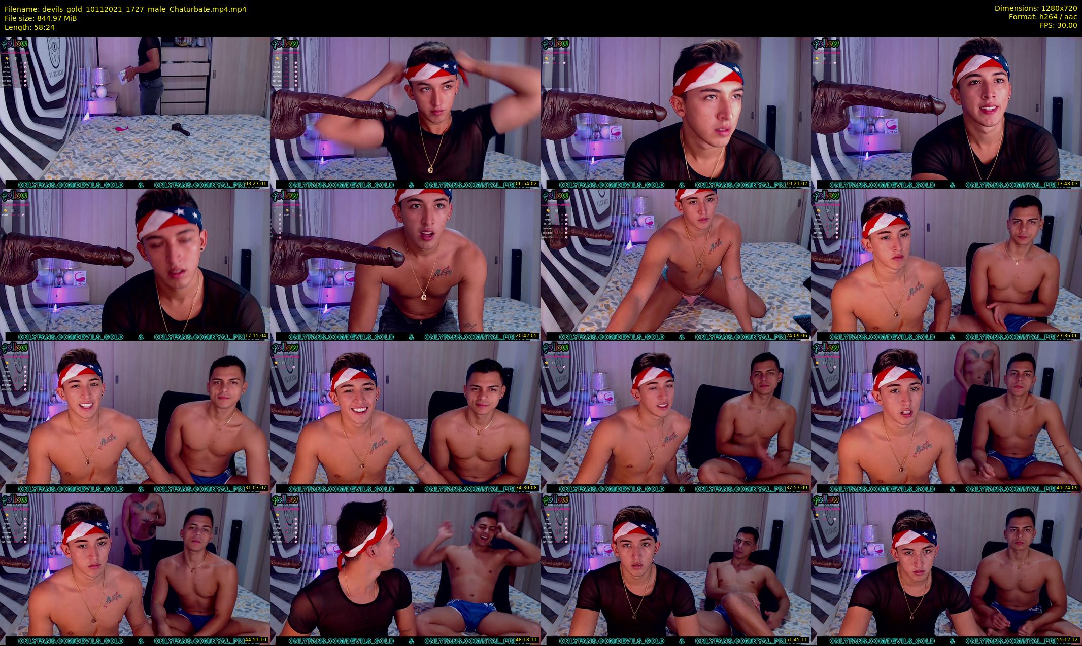 devils_gold — 59 minute Chaturbate male cam show recording, 720p, Nov 10, 2021