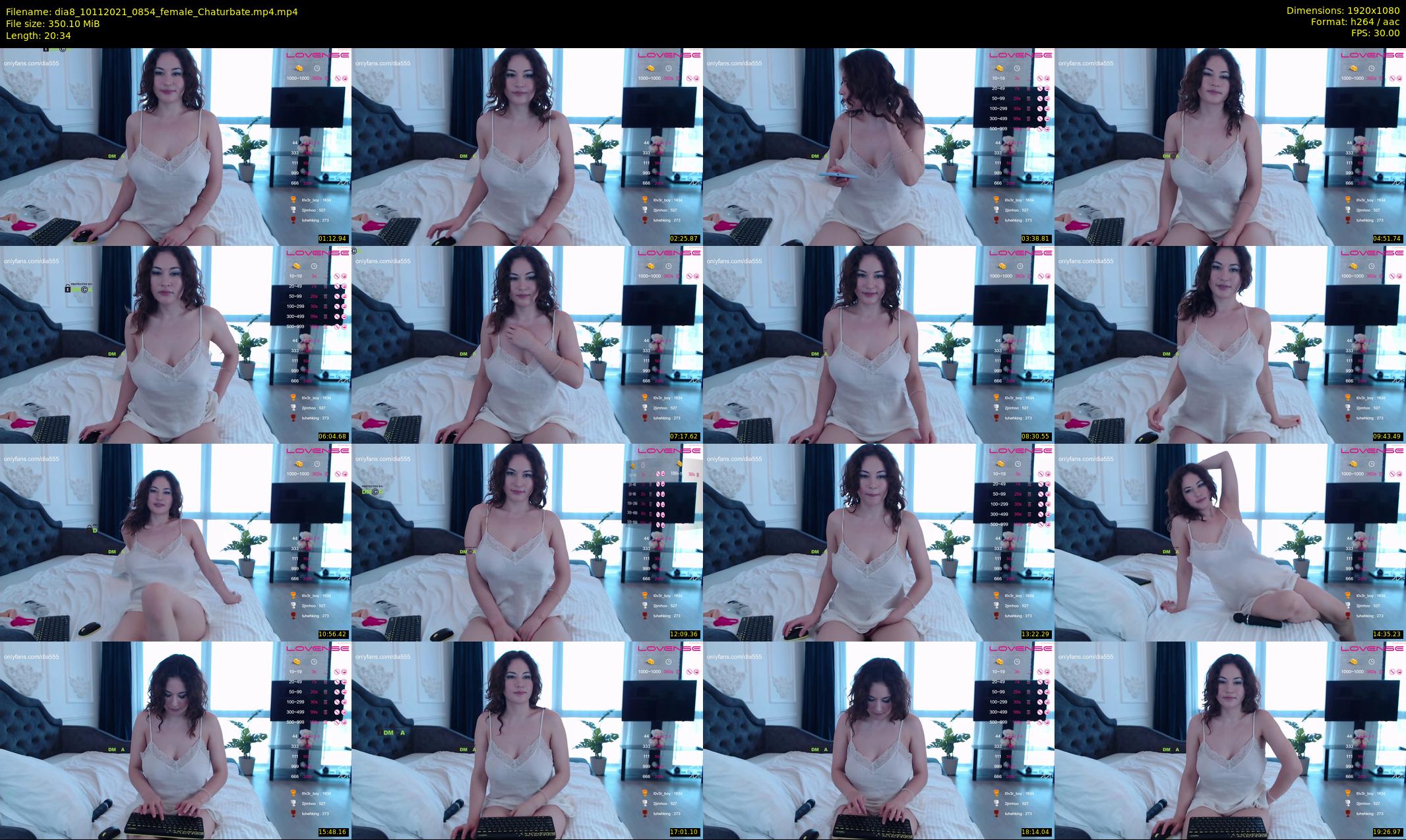 dia8 — 21 minute Chaturbate female cam show recording, 1080p, Nov 10, 2021