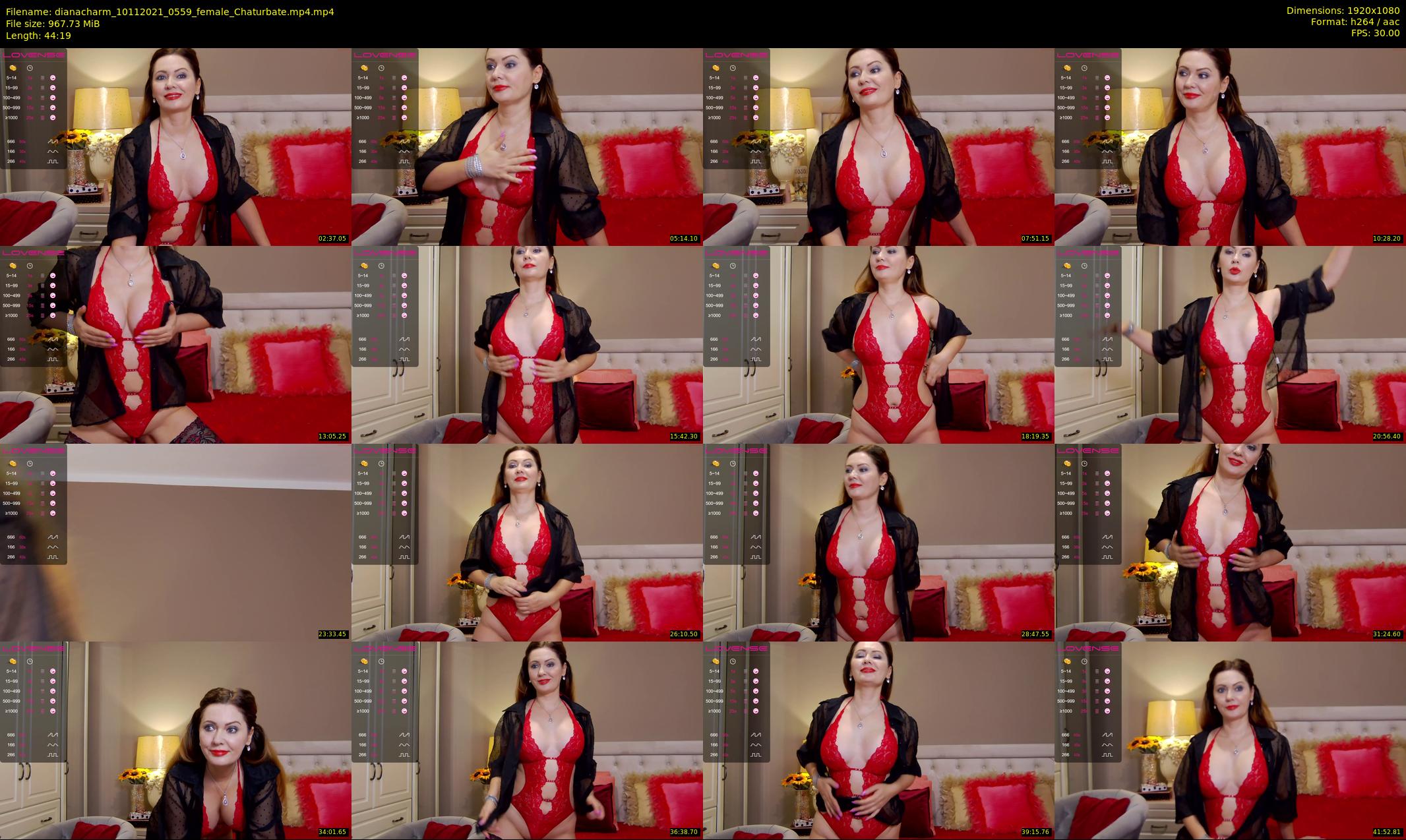 dianacharm — 45 minute Chaturbate female cam show recording, 1080p, Nov 10, 2021