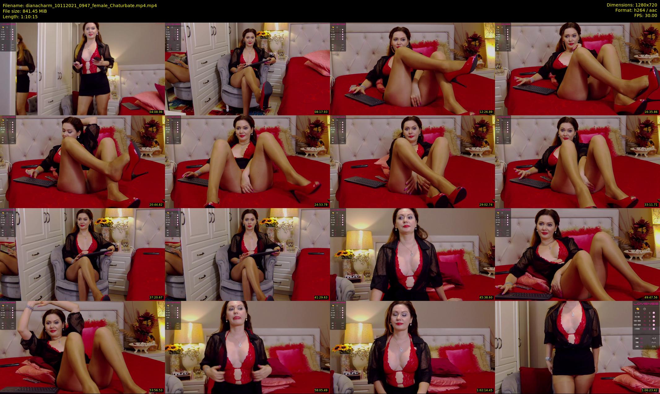dianacharm — 71 minute Chaturbate female cam show recording, 720p, Nov 10, 2021