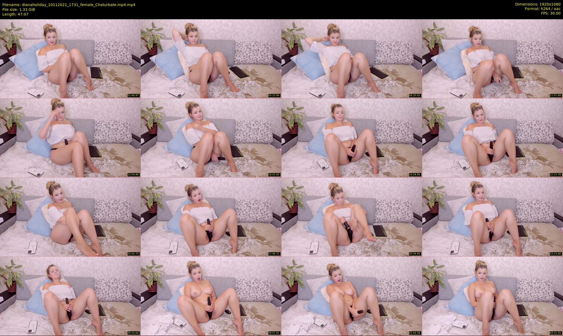 dianaholiday — 48 minute Chaturbate female cam show recording, 1080p, Nov 10, 2021