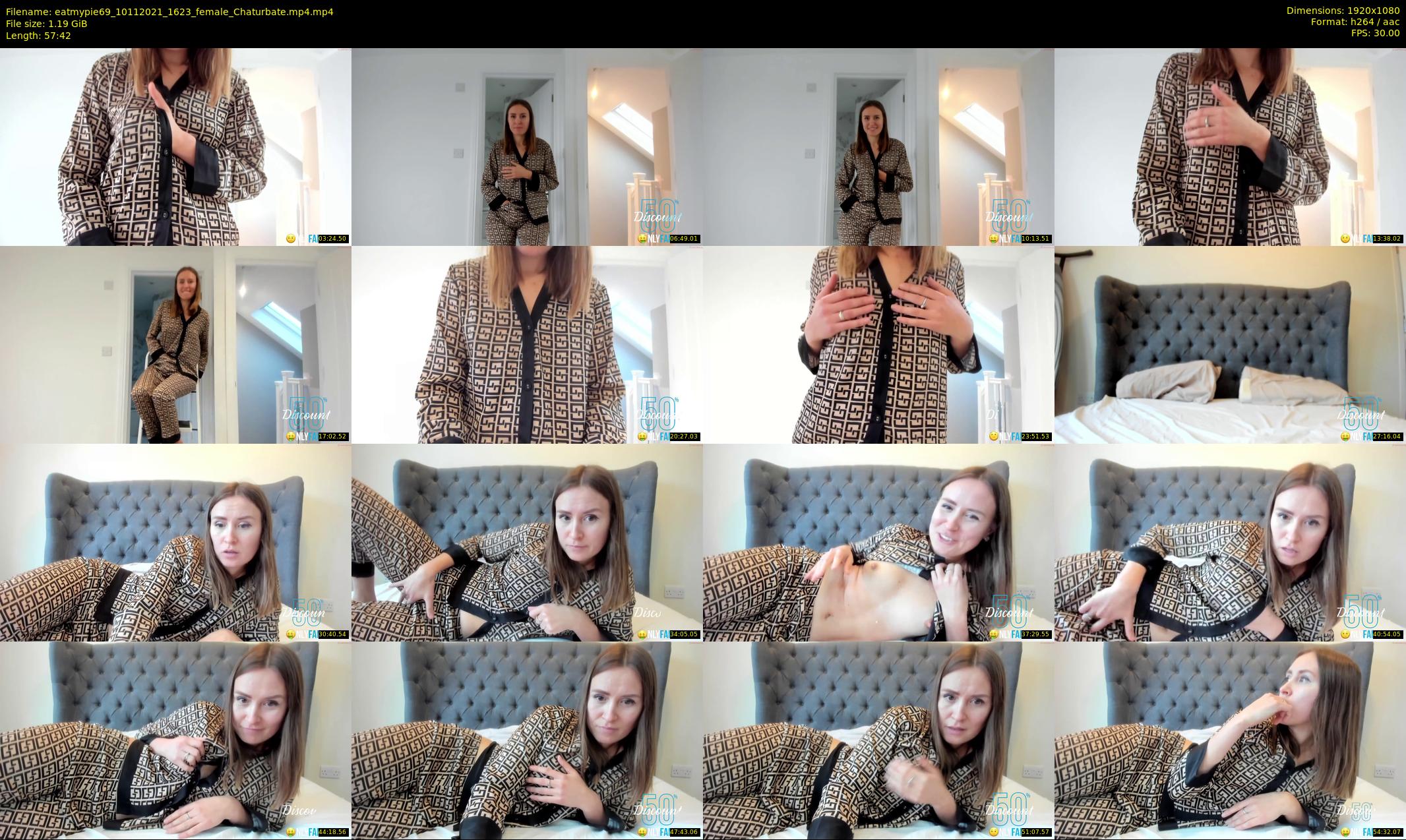 eatmypie69 — 58 minute Chaturbate female cam show recording, 1080p, Nov 10, 2021