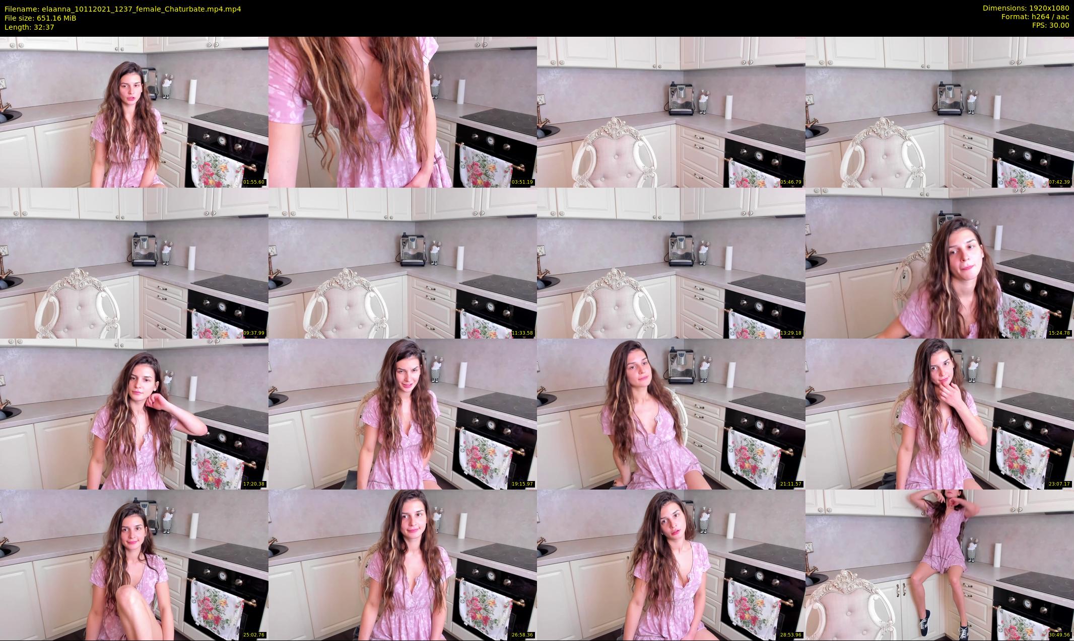 elaanna — 33 minute Chaturbate female cam show recording, 1080p, Nov 10, 2021
