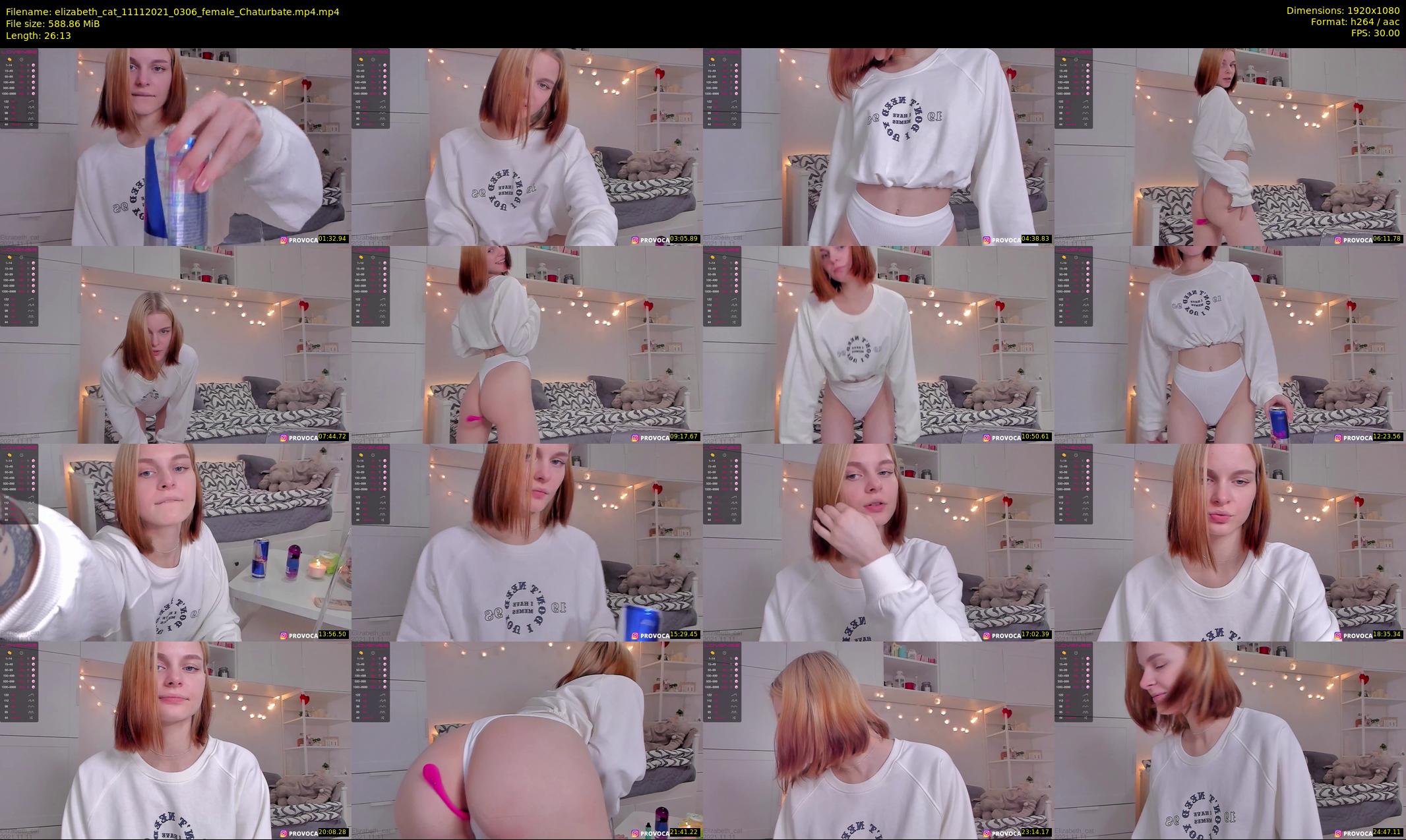 elizabeth_cat — 27 minute Chaturbate female cam show recording, 1080p, Nov 11, 2021