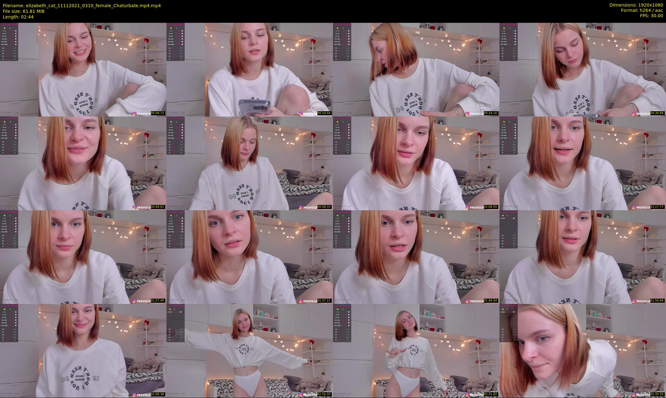elizabeth_cat — 3 minute Chaturbate female cam show recording, 1080p, Nov 11, 2021