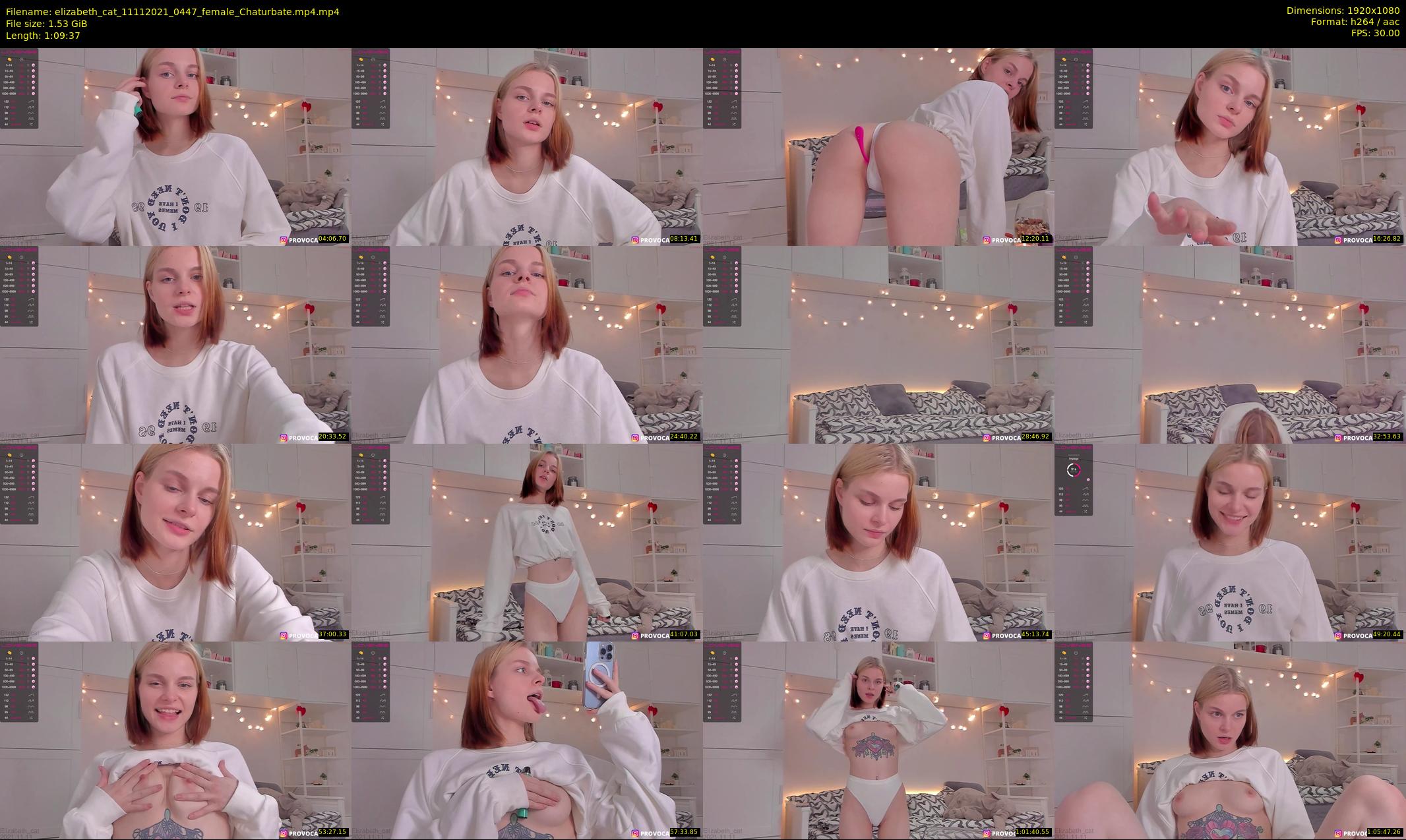 elizabeth_cat — 70 minute Chaturbate female cam show recording, 1080p, Nov 11, 2021