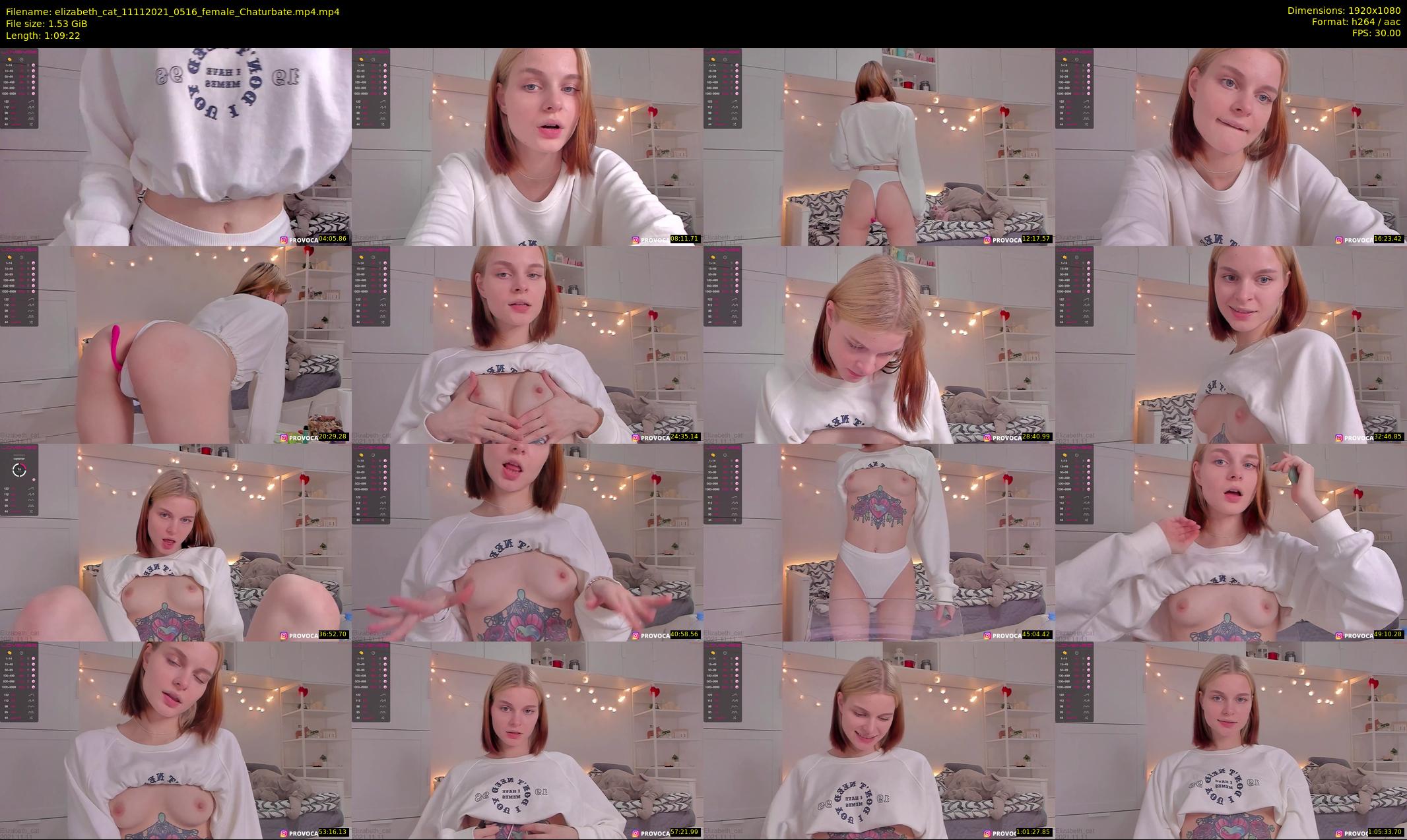 elizabeth_cat — 70 minute Chaturbate female cam show recording, 1080p, Nov 11, 2021