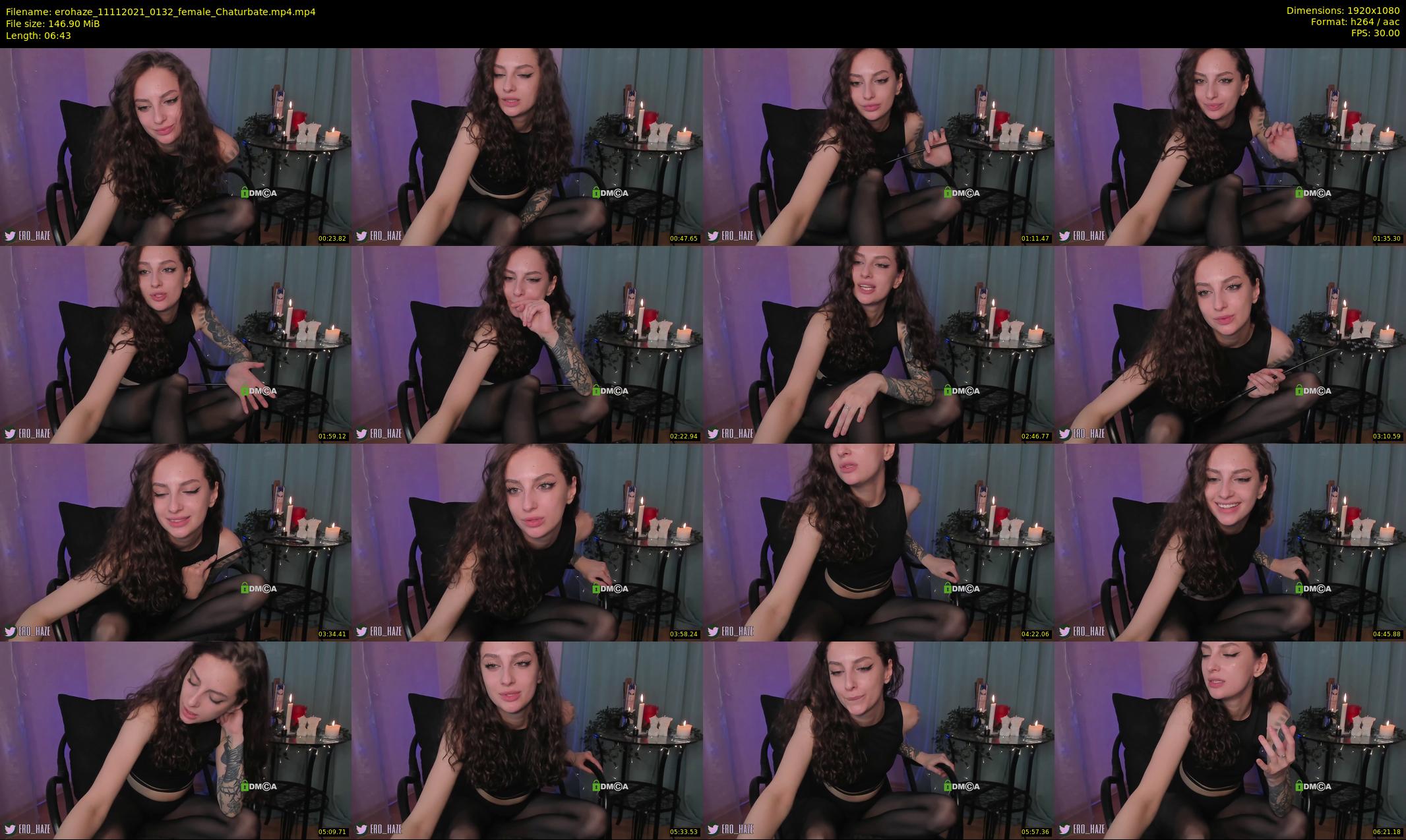 erohaze — 7 minute Chaturbate female cam show recording, 1080p, Nov 11, 2021