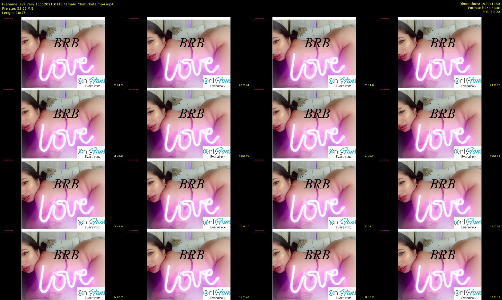 eva_rain — 19 minute Chaturbate female cam show recording, 1080p, Nov 11, 2021