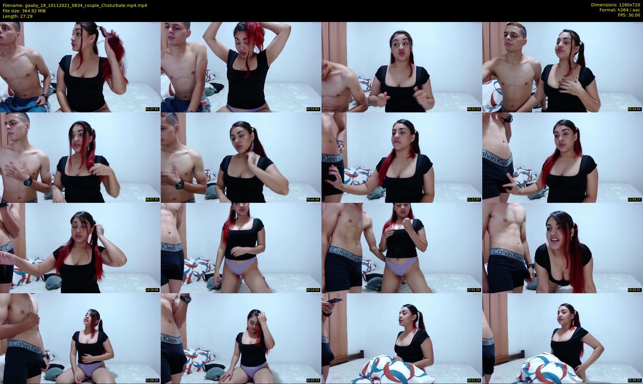 gaaby_18 — 28 minute Chaturbate couple cam show recording, 720p, Nov 10, 2021