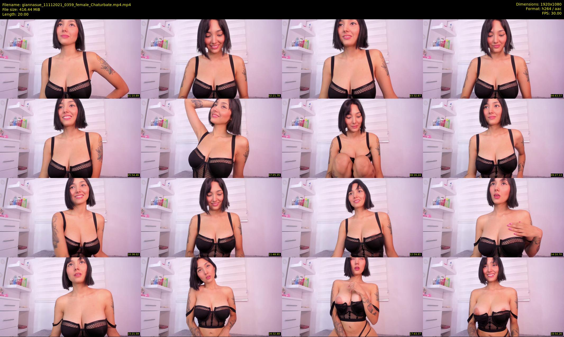 giannasue — 20 minute Chaturbate female cam show recording, 1080p, Nov 11, 2021