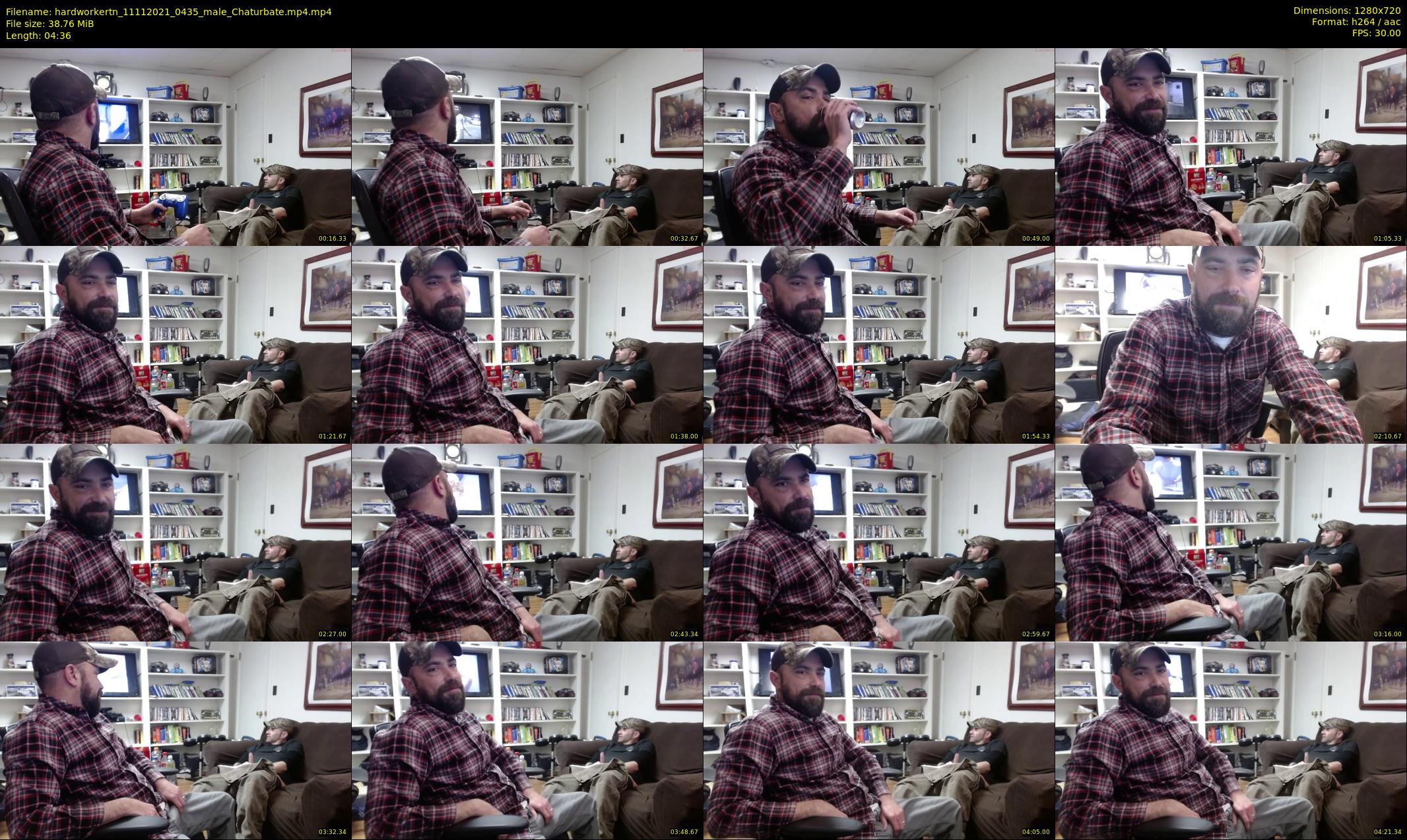 hardworkertn — 5 minute Chaturbate male cam show recording, 720p, Nov 11, 2021