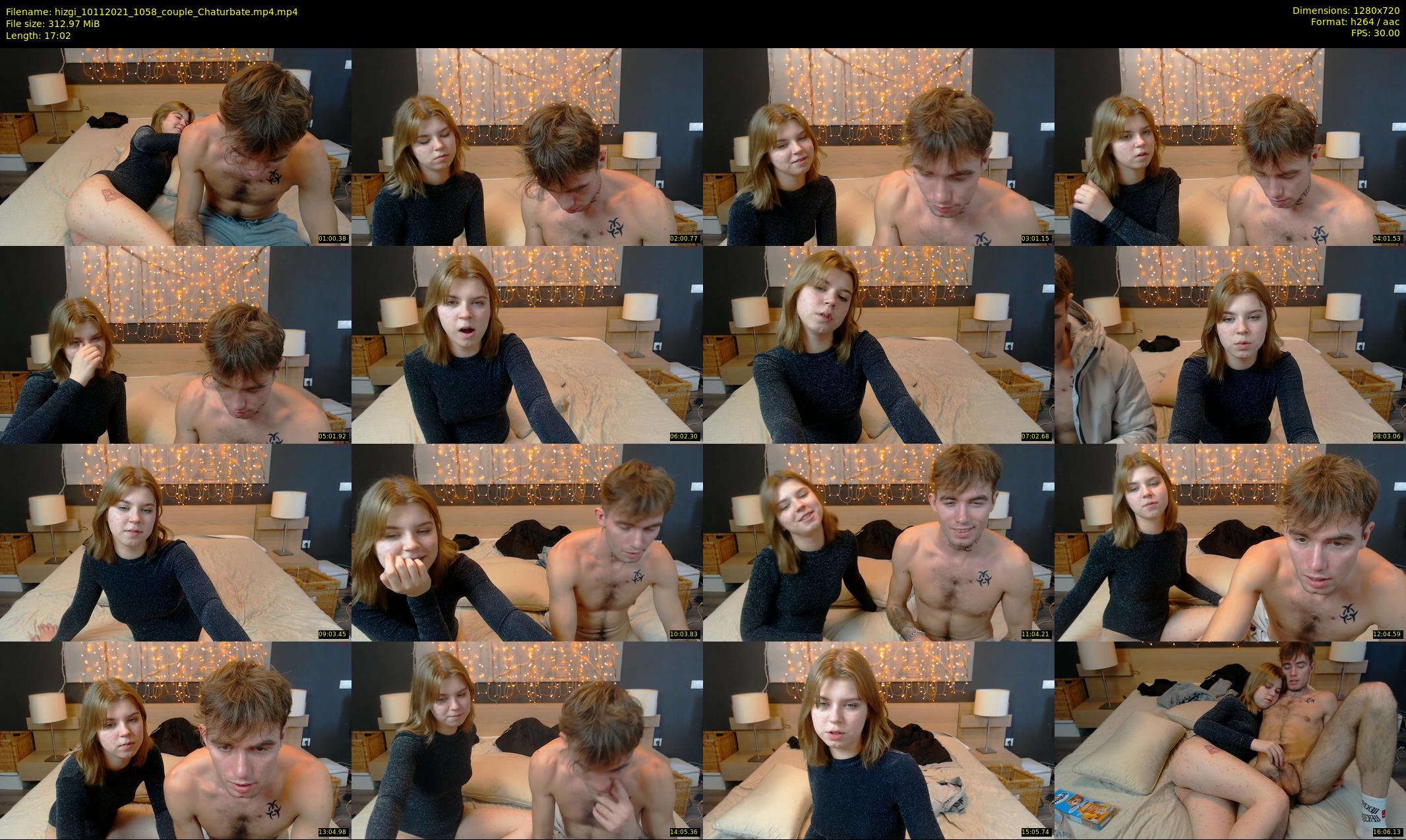 hizgi — 18 minute Chaturbate couple cam show recording, 720p, Nov 10, 2021