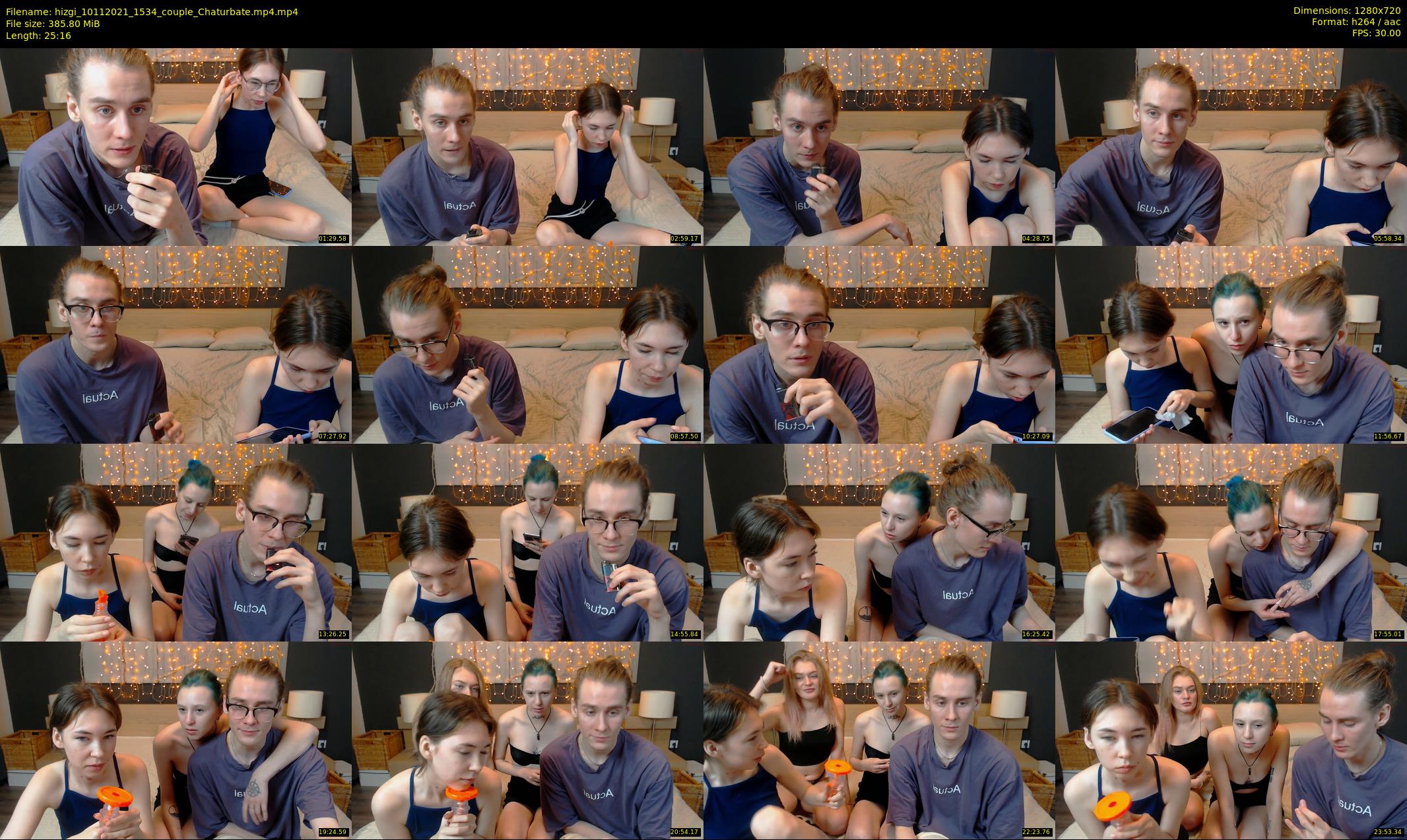 hizgi — 26 minute Chaturbate couple cam show recording, 720p, Nov 10, 2021