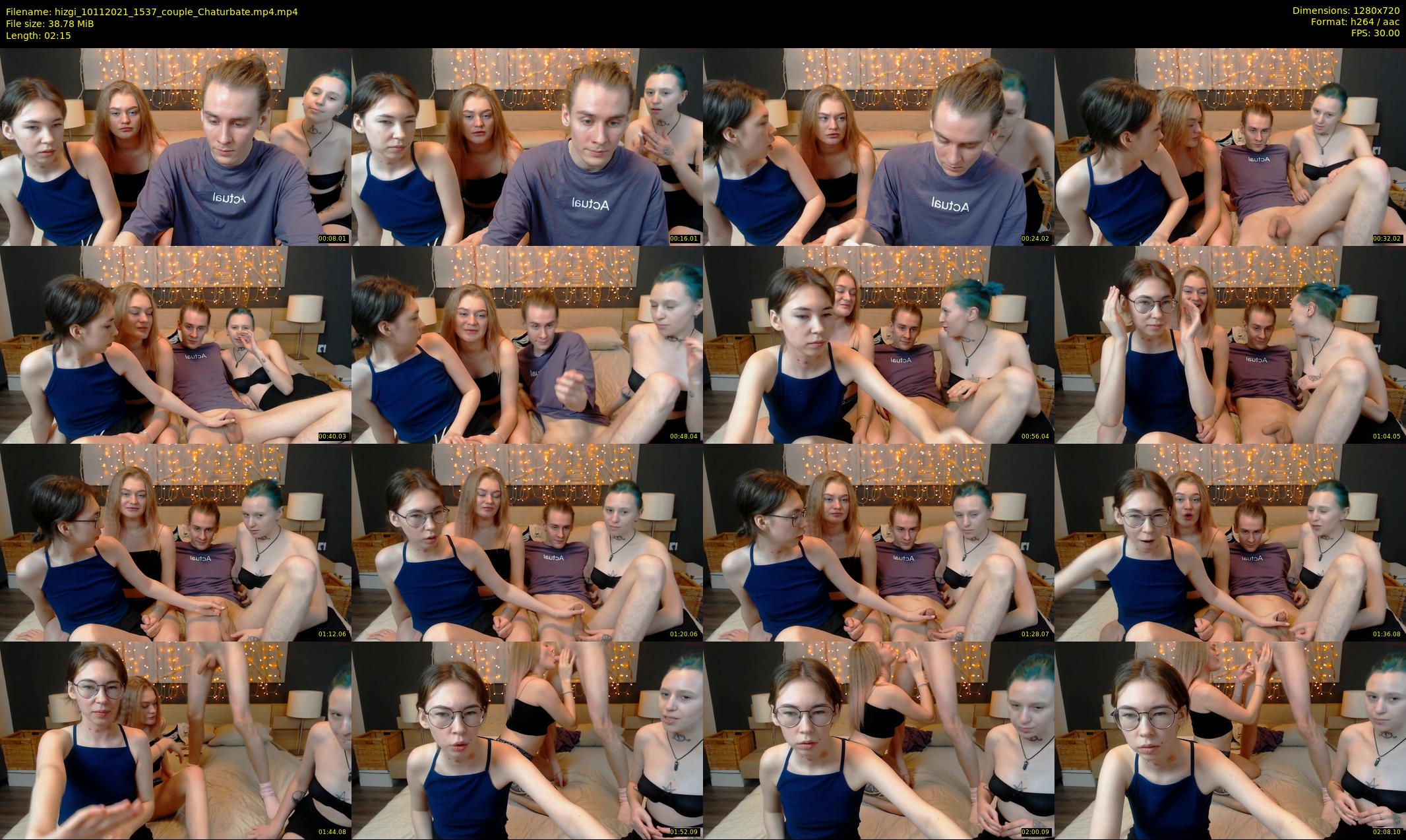 hizgi — 3 minute Chaturbate couple cam show recording, 720p, Nov 10, 2021
