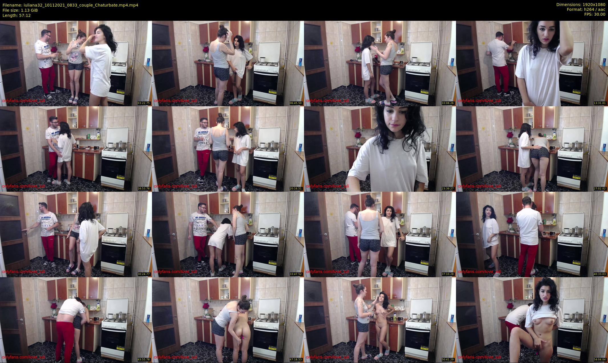 iuliana32 — 58 minute Chaturbate couple cam show recording, 1080p, Nov 10, 2021