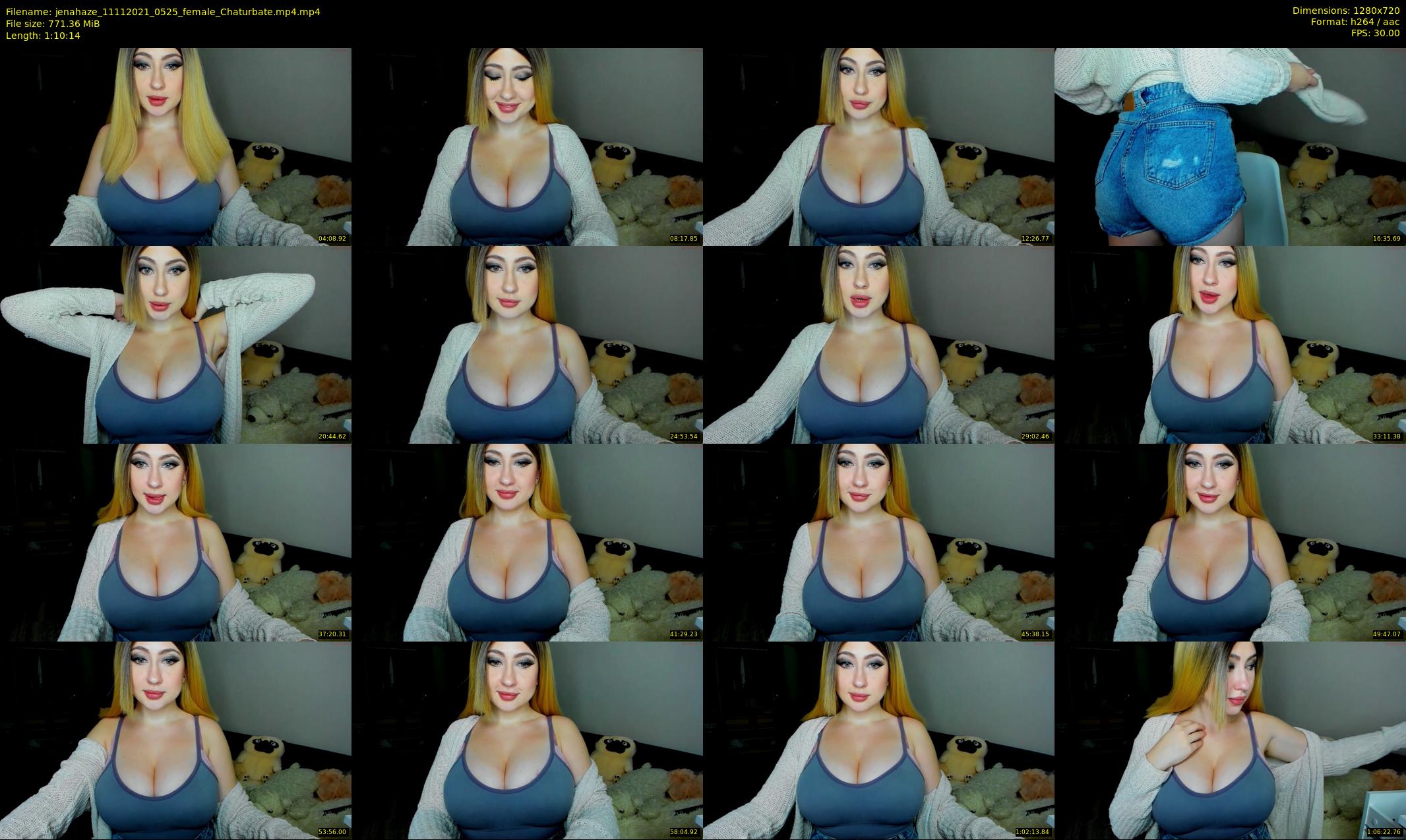 jenahaze — 71 minute Chaturbate female cam show recording, 720p, Nov 11, 2021