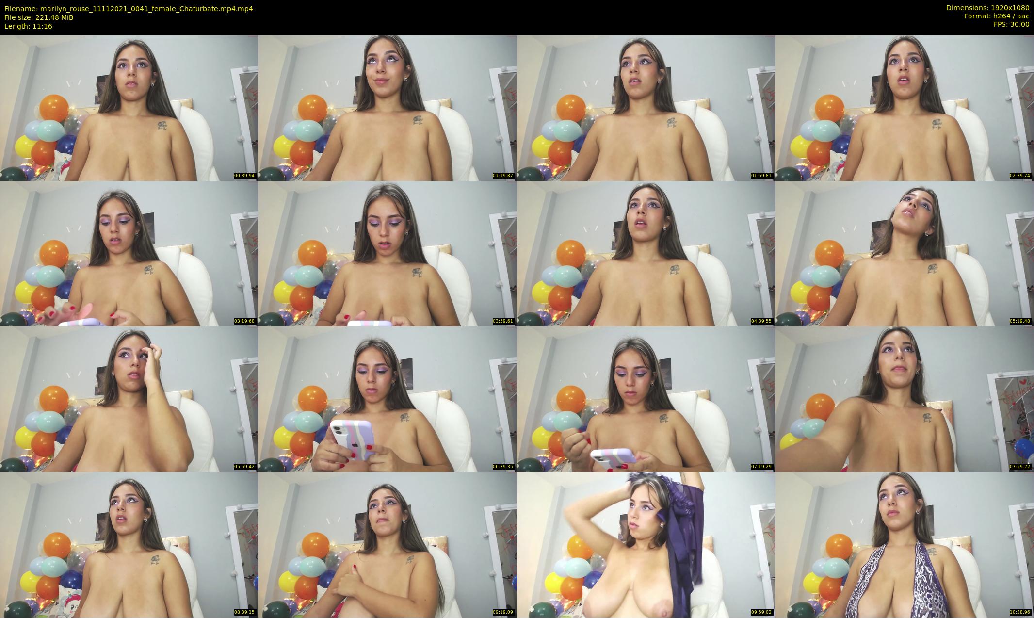 marilyn_rouse — 12 minute Chaturbate female cam show recording, 1080p, Nov 11, 2021