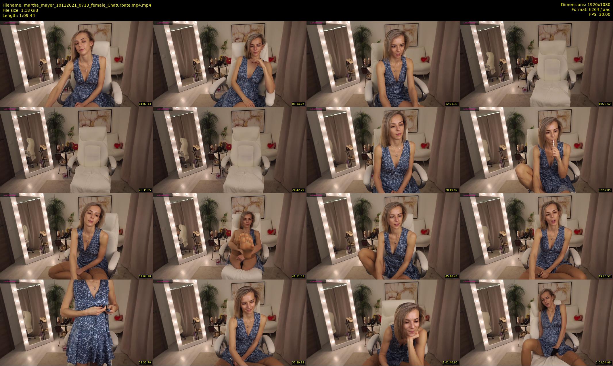 martha_mayer — 70 minute Chaturbate female cam show recording, 1080p, Nov 10, 2021