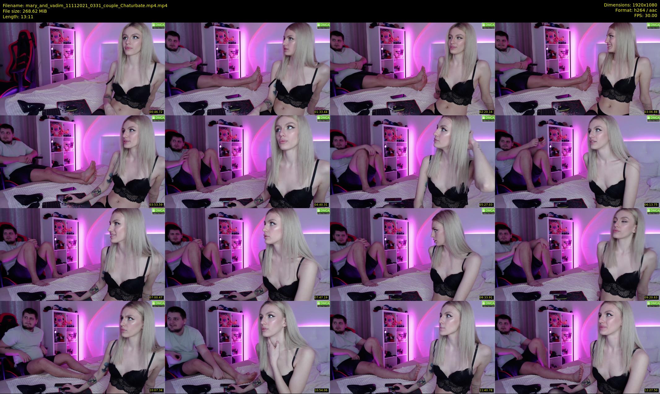 mary_and_vadim — 14 minute Chaturbate couple cam show recording, 1080p, Nov 11, 2021