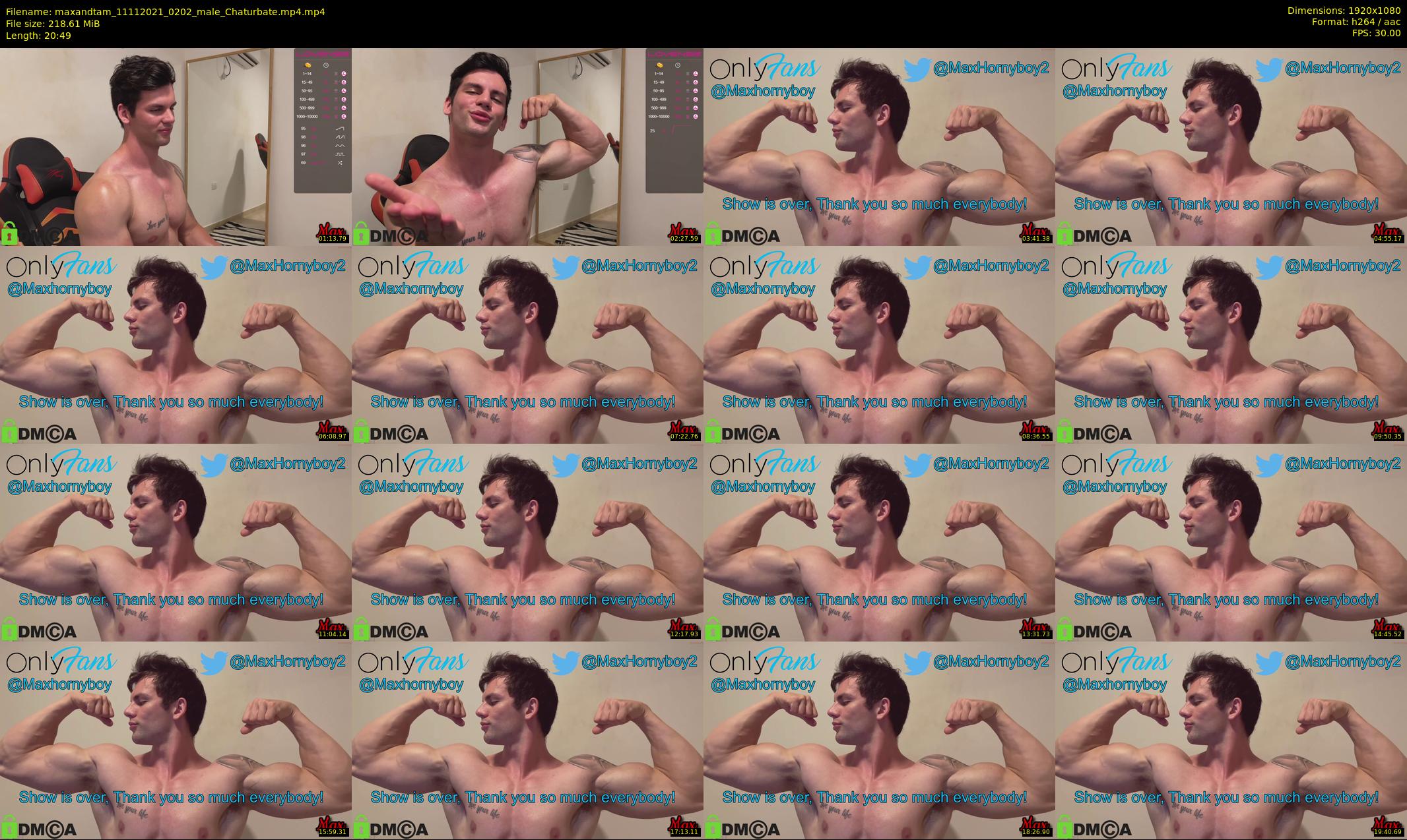 maxandtam — 21 minute Chaturbate couple cam show recording, 1080p, Nov 11, 2021