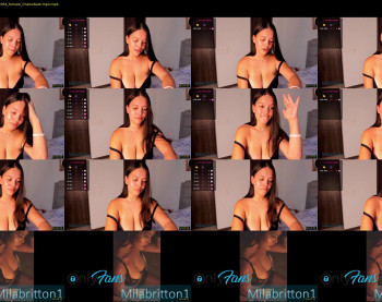 milabritton1 — 4 minute Chaturbate female cam show recording, 720p, Nov 10, 2021