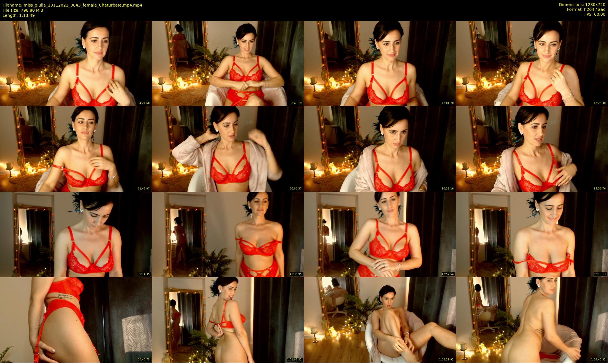 miss_giulia — 74 minute Chaturbate female cam show recording, 720p, Nov 10, 2021
